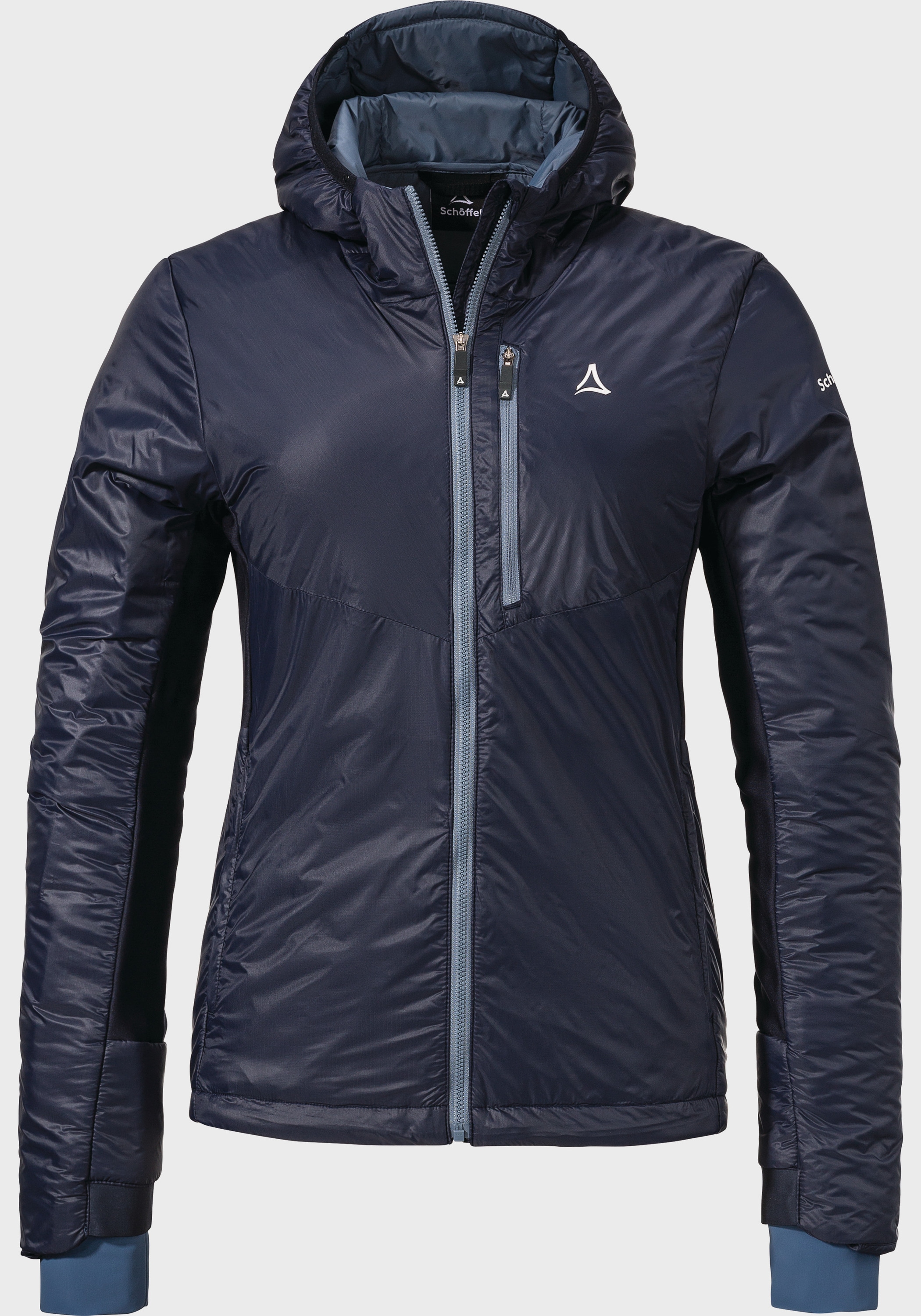 Schöffel Outdoorjacke »Ins Hybrid Black Raven L«, mit Kapuze