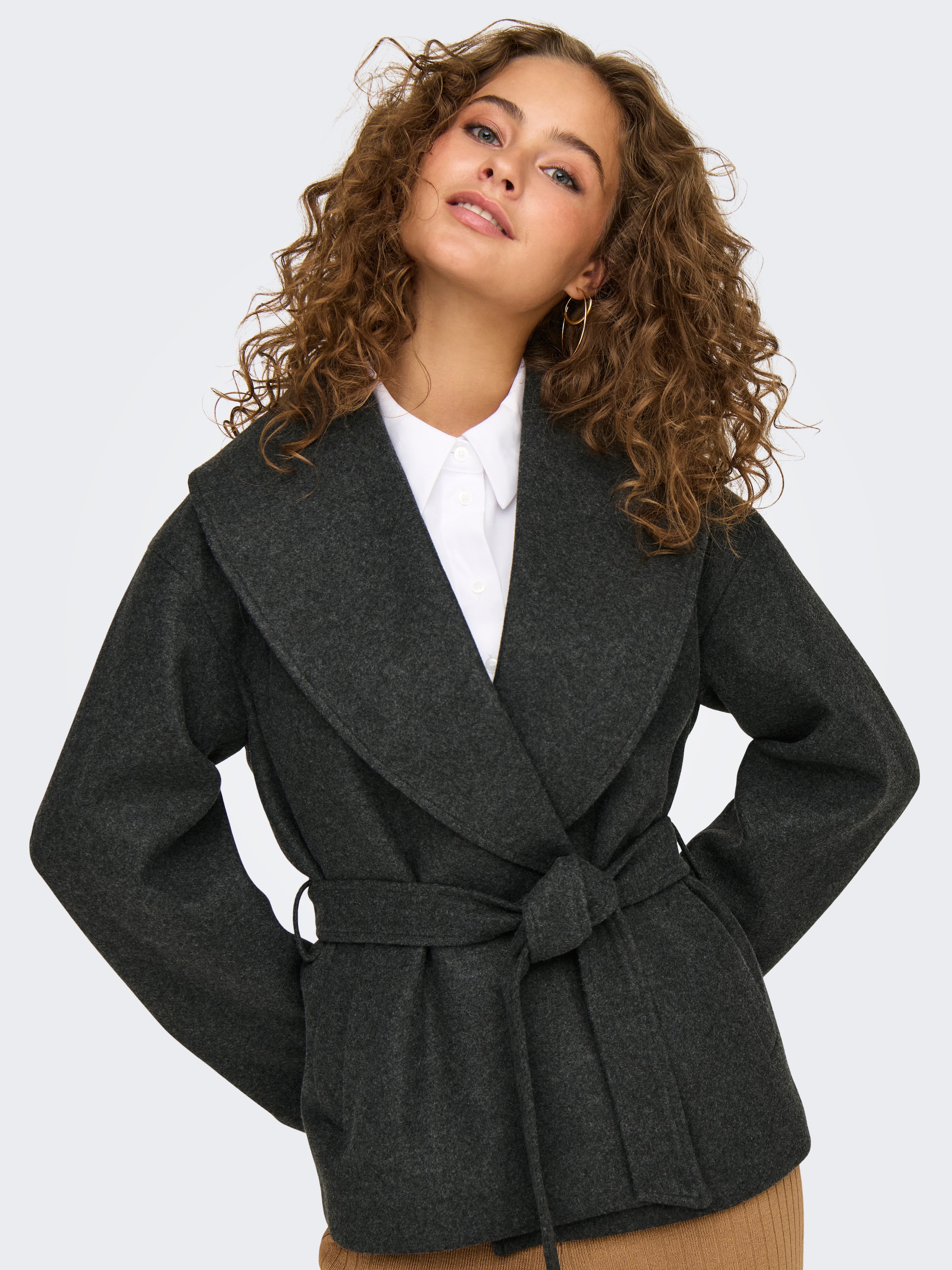 ONLY Kurzmantel »ONLAUGUSTA LIFE SHORT COAT OTW« Kunstfaser