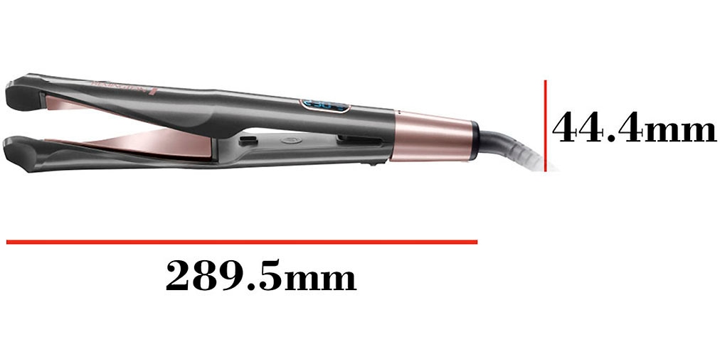 Remington Glätteisen »S6606 Curl & Straight Confidence Haarglätter«, Keramik-Turmalin-Beschichtung, Professionelles 2-in-1 Styling: Glätteisen, Locken&Wellen; LCD display
