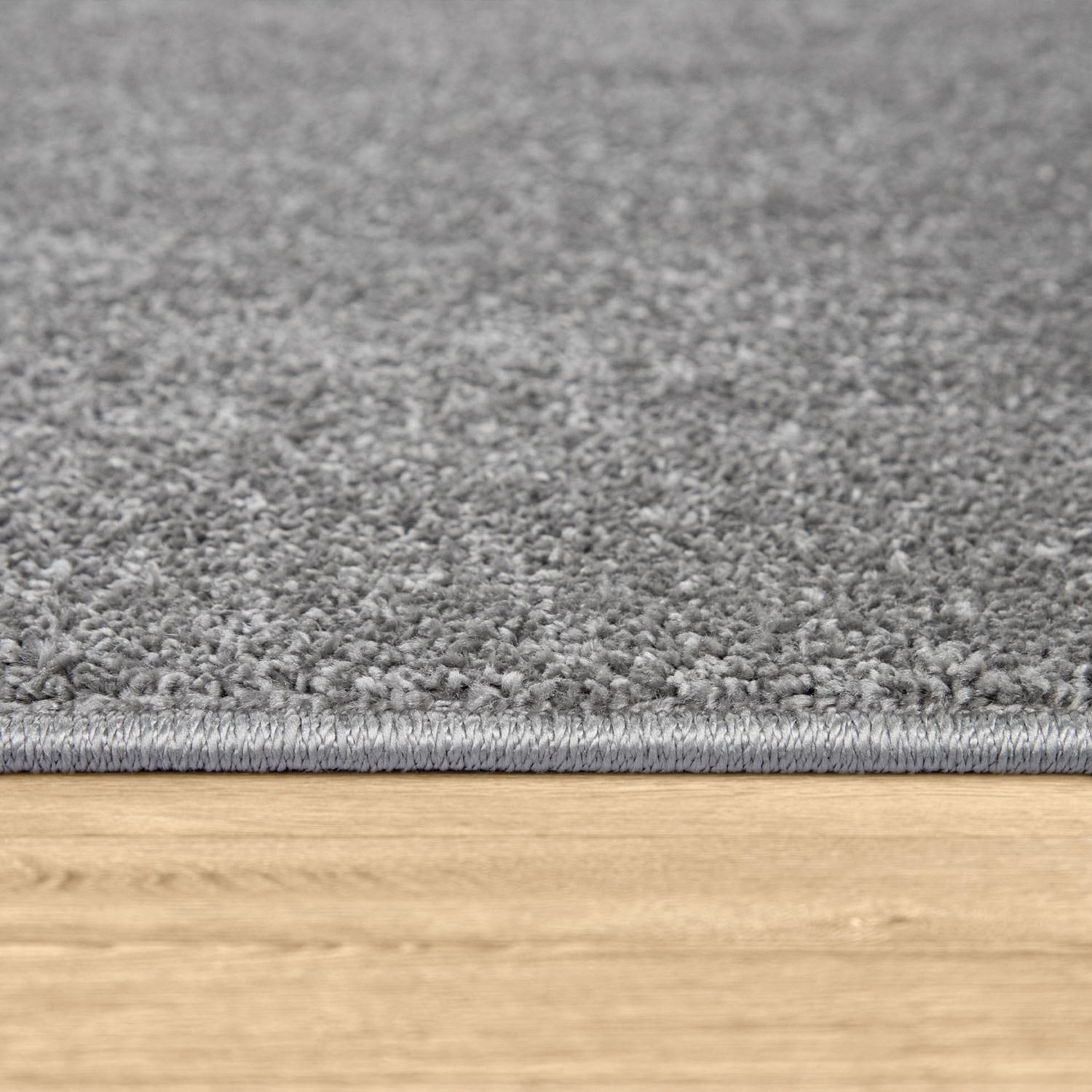 Paco Home Teppich »Porto 890«, rund, 13 mm Höhe, Kurzflor, Uni-Farben, ideal im Wohnzimmer & Schlafzimmer