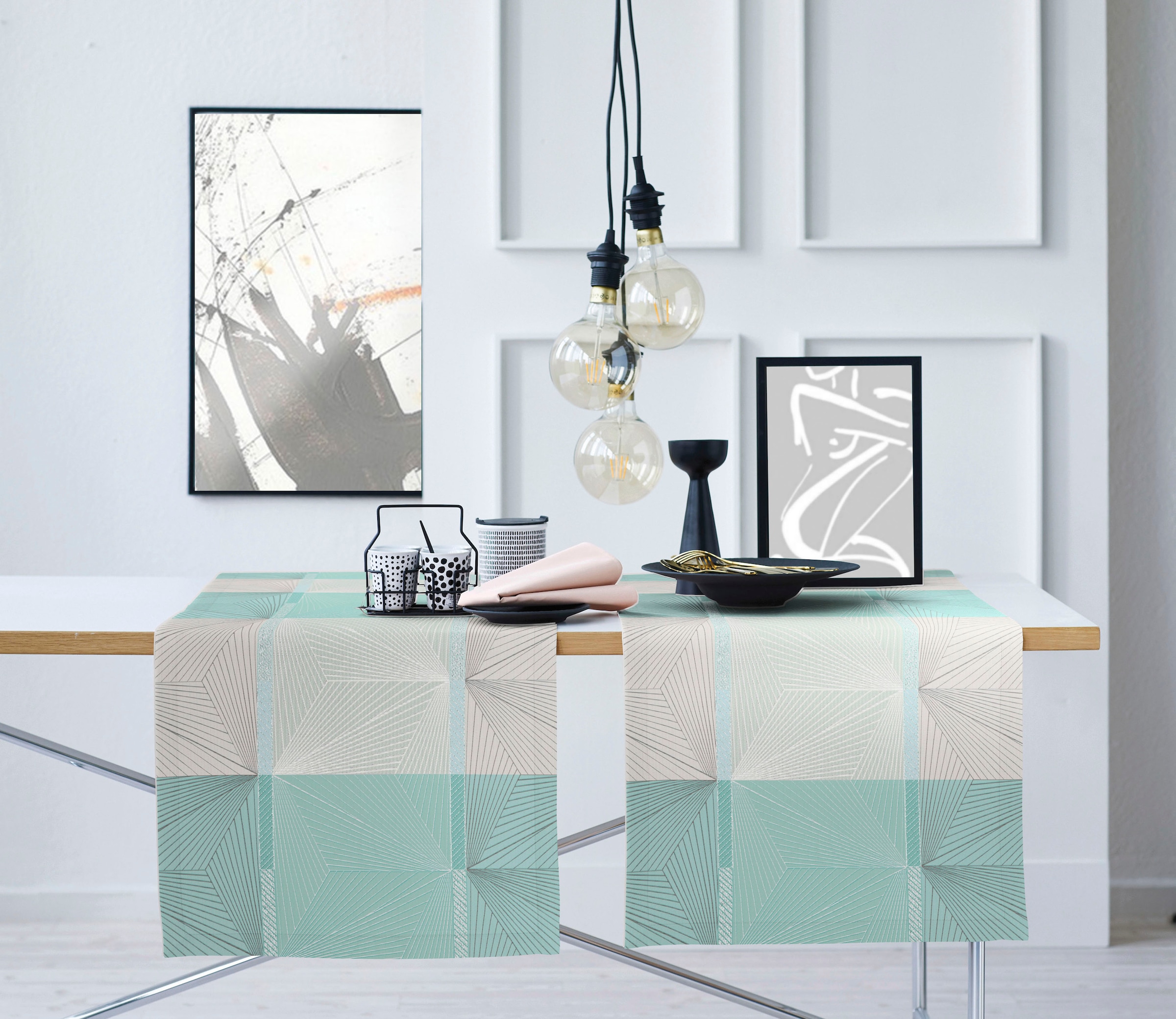 APELT Tischläufer »TOBIA LOFT STYLE, Sommerdeko, Sommer« Jacquard-Gewebe