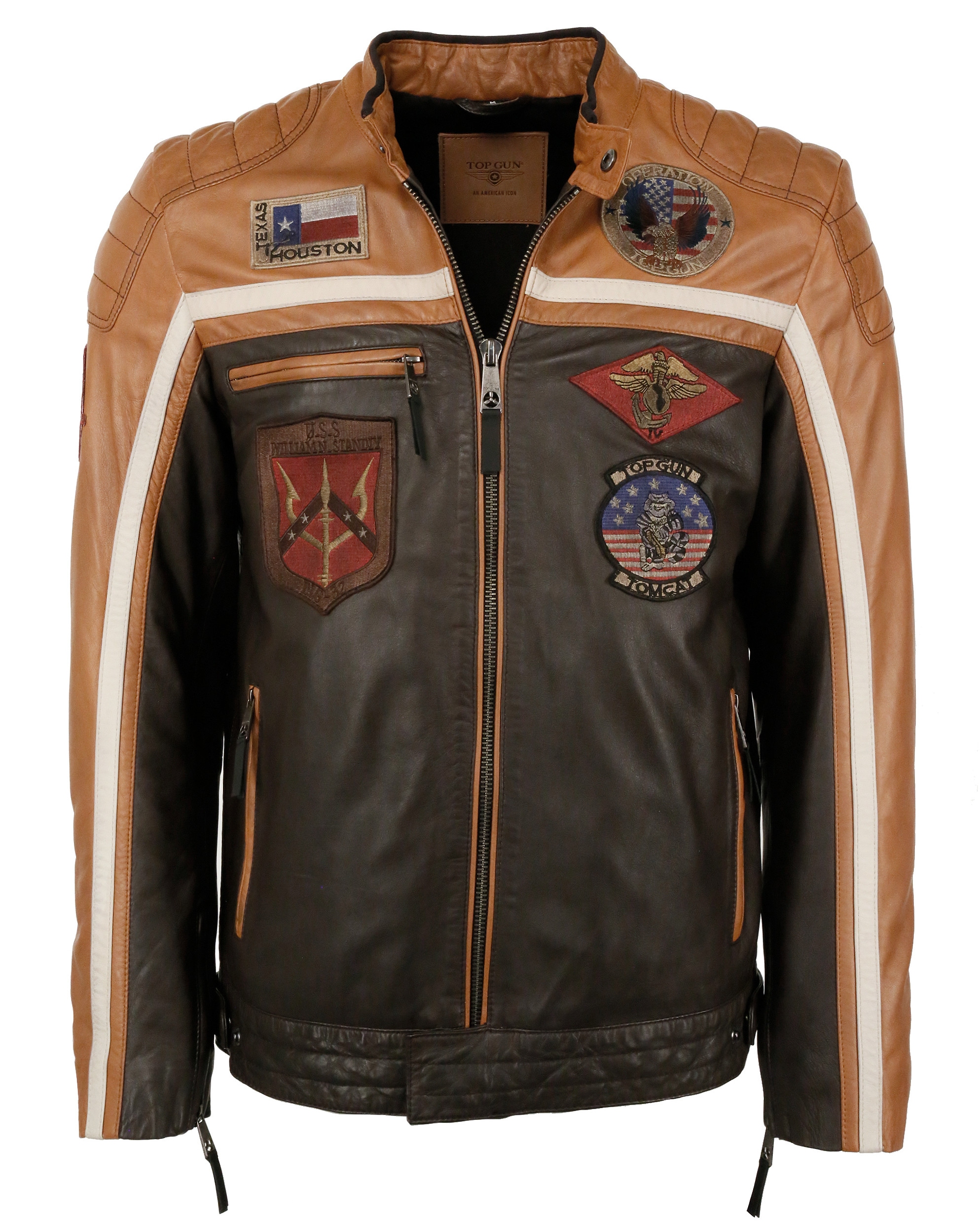 TOP GUN Lederjacke »Lederjacke TGJ1005«