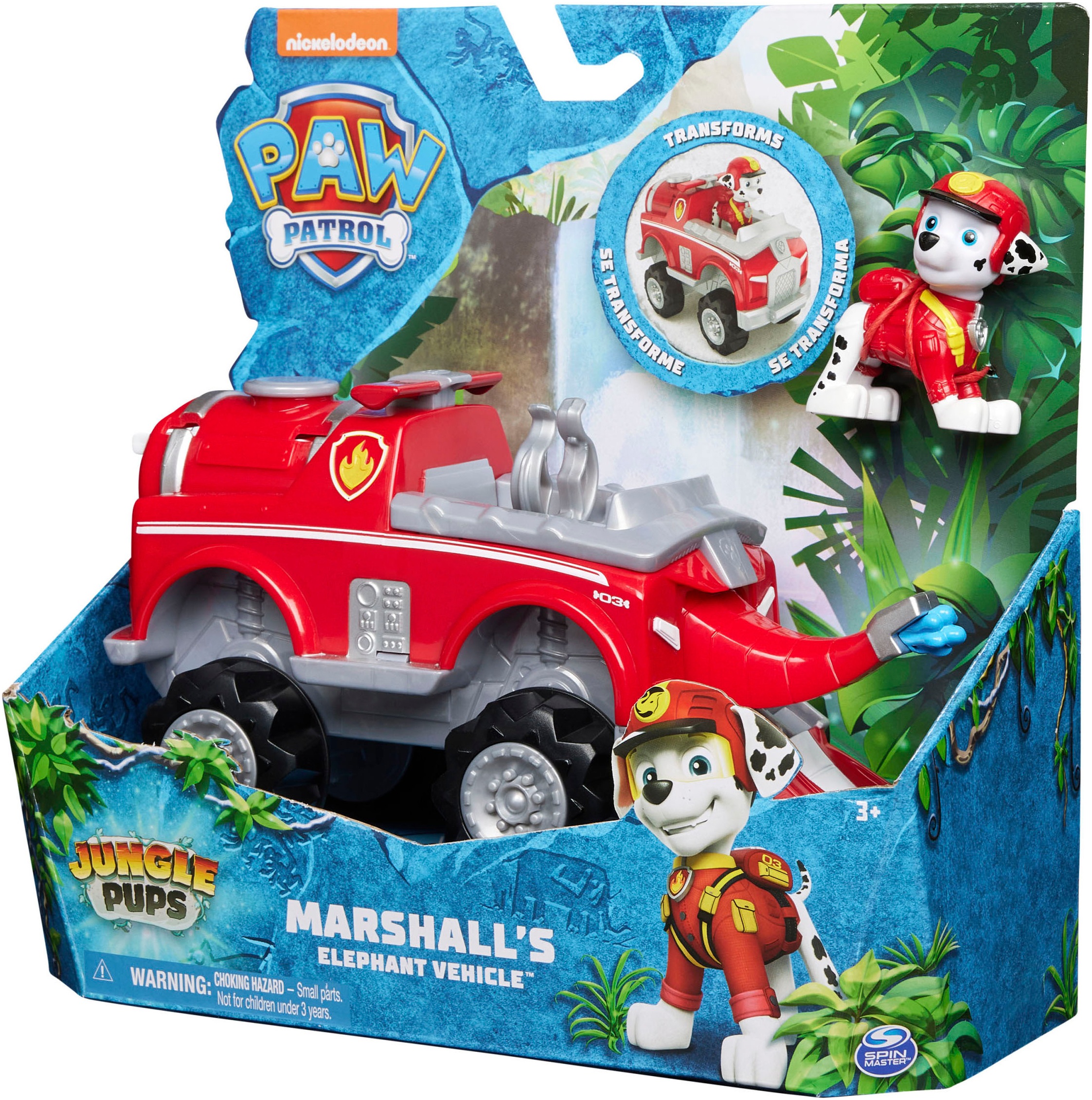 Spin Master Spielzeug-Auto »Paw Patrol - Jungle Pups - Themed Vehicles Solid Marshall«