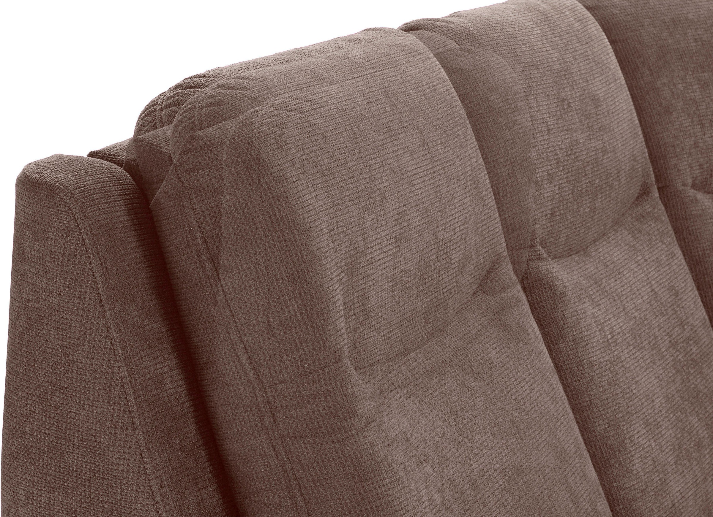sit&more Ecksofa »Boccaccio L-Form«, mit Federkern und Kopfteilverstellung, wahlweise mit Bettfunktion