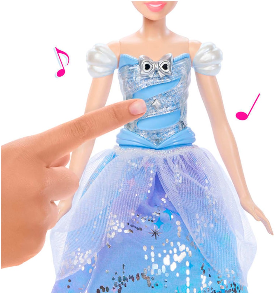 Mattel® Anziehpuppe »Disney Prinzessin, Cinderella-Puppe im bezaubernden Ballkleid« mit Sound