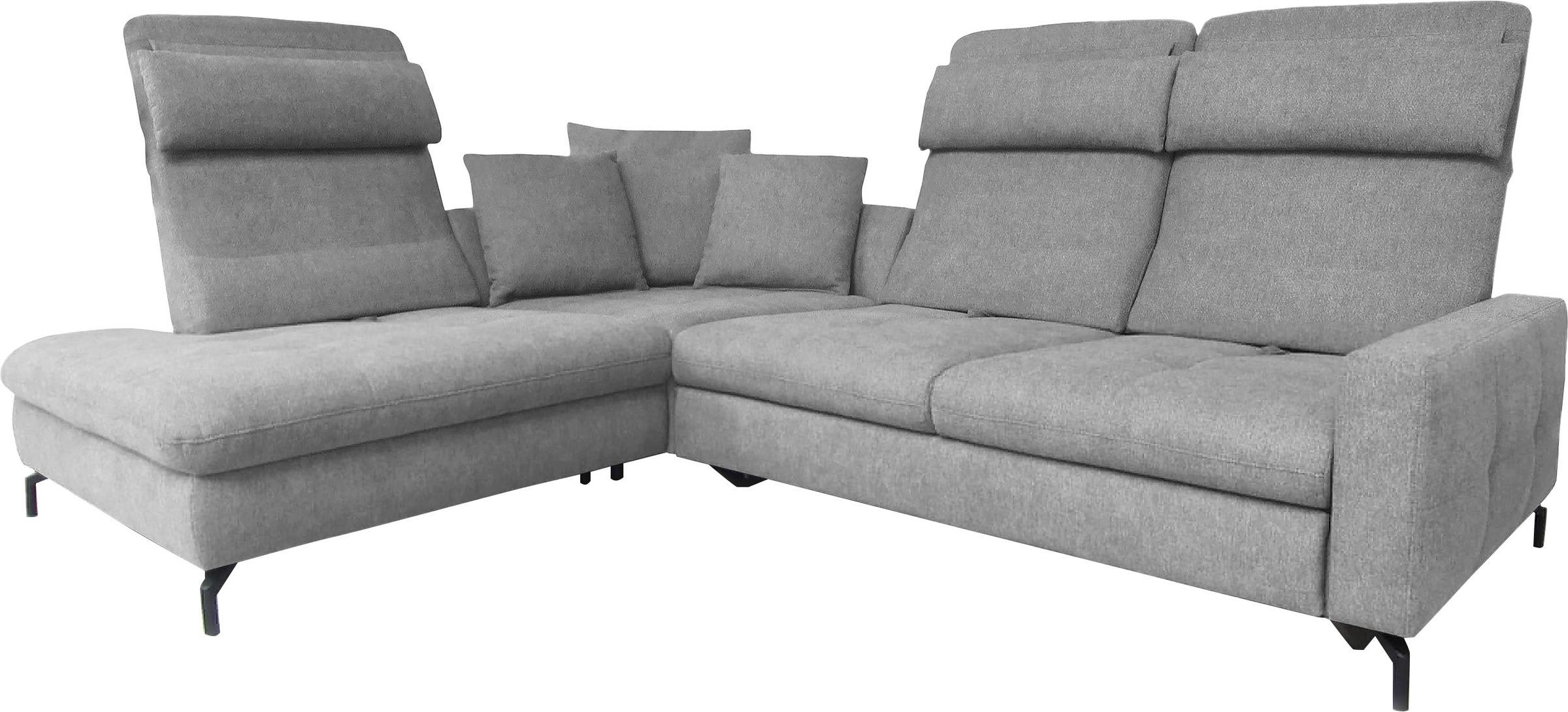 alina Ecksofa »Louis«, Breite 286 cm, Rückenlehnenverstellung, wahlweise mit Bettfunktion