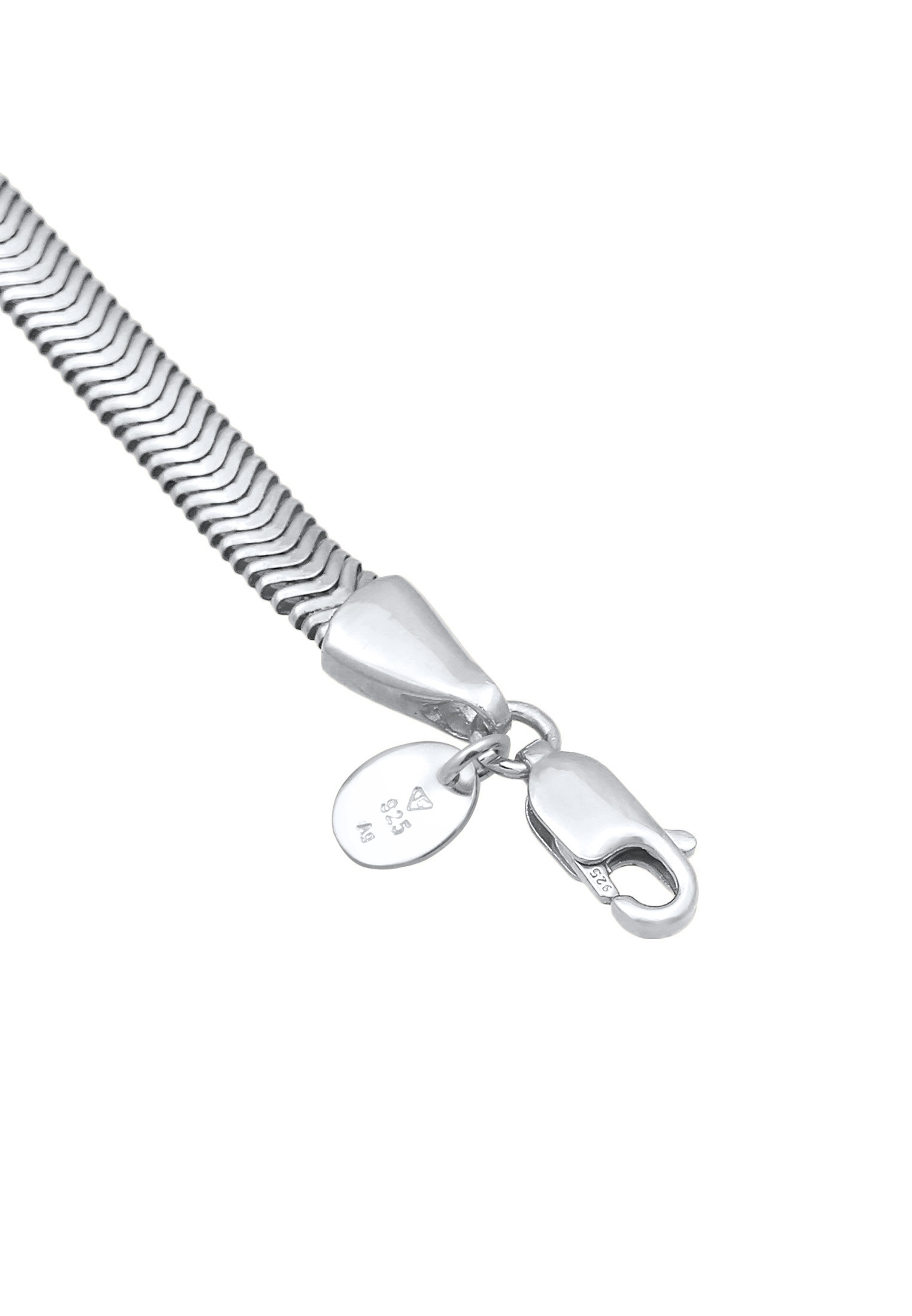 Elli Premium Armkette »Armband Flach Elegant Schlangenkette 925 Silber«