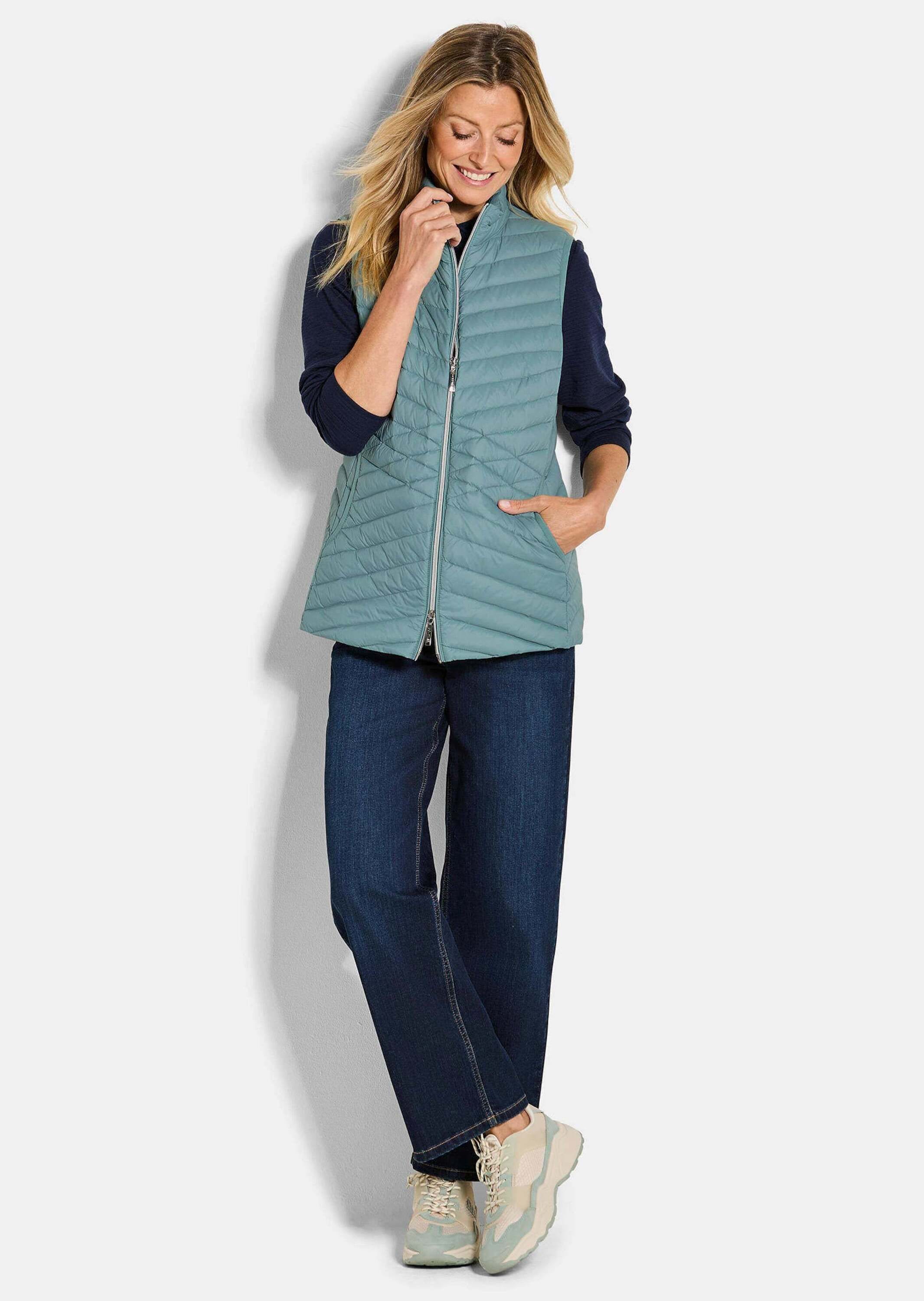 GOLDNER Kurzweste »Taillierte Daunenweste, leicht gefüttert«