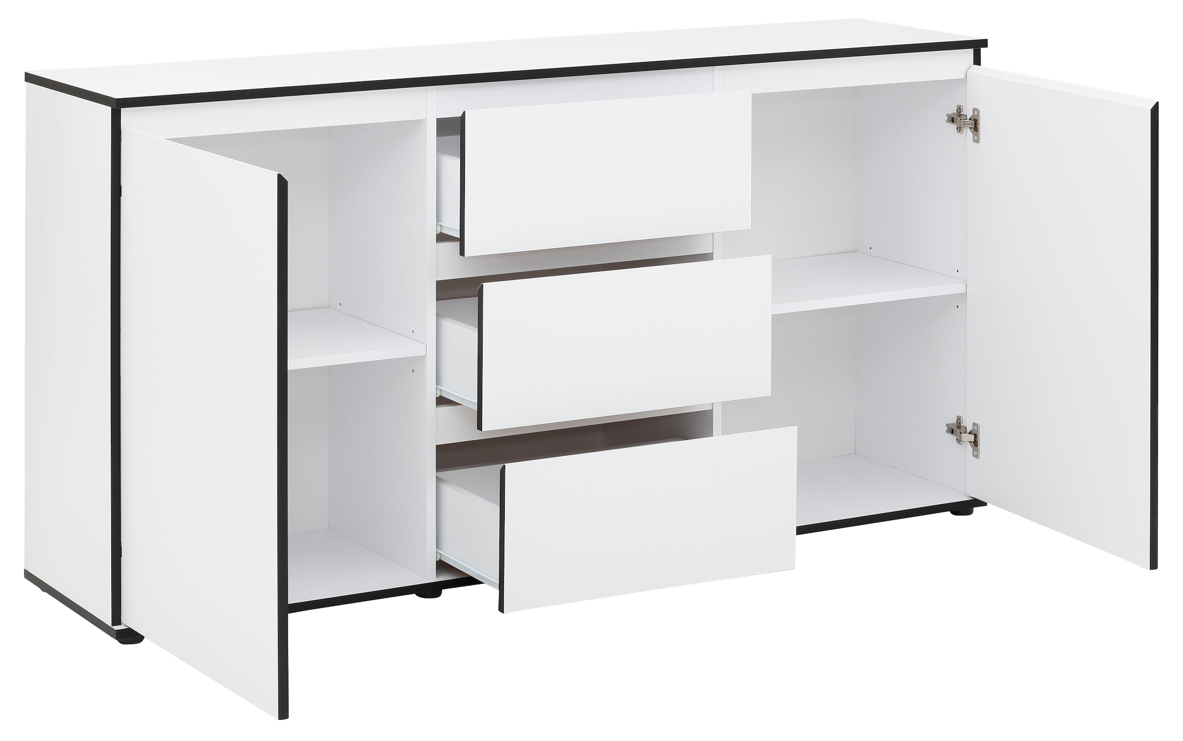 HELA Sideboard »Ariana«, mit angeschrägten Griffmulden, Breite 160 cm