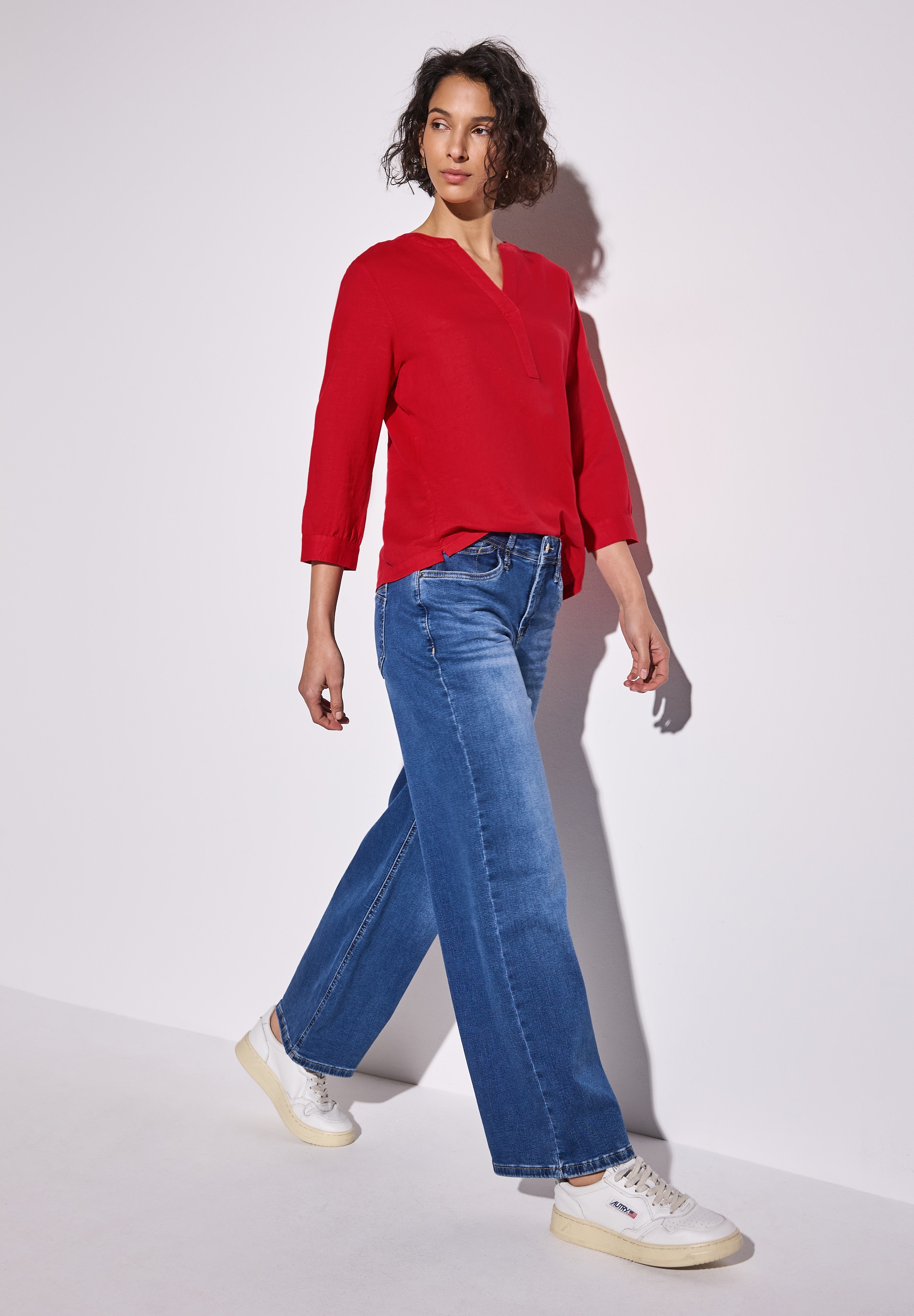 STREET ONE Klassische Bluse, mit 3/4-Ärmel