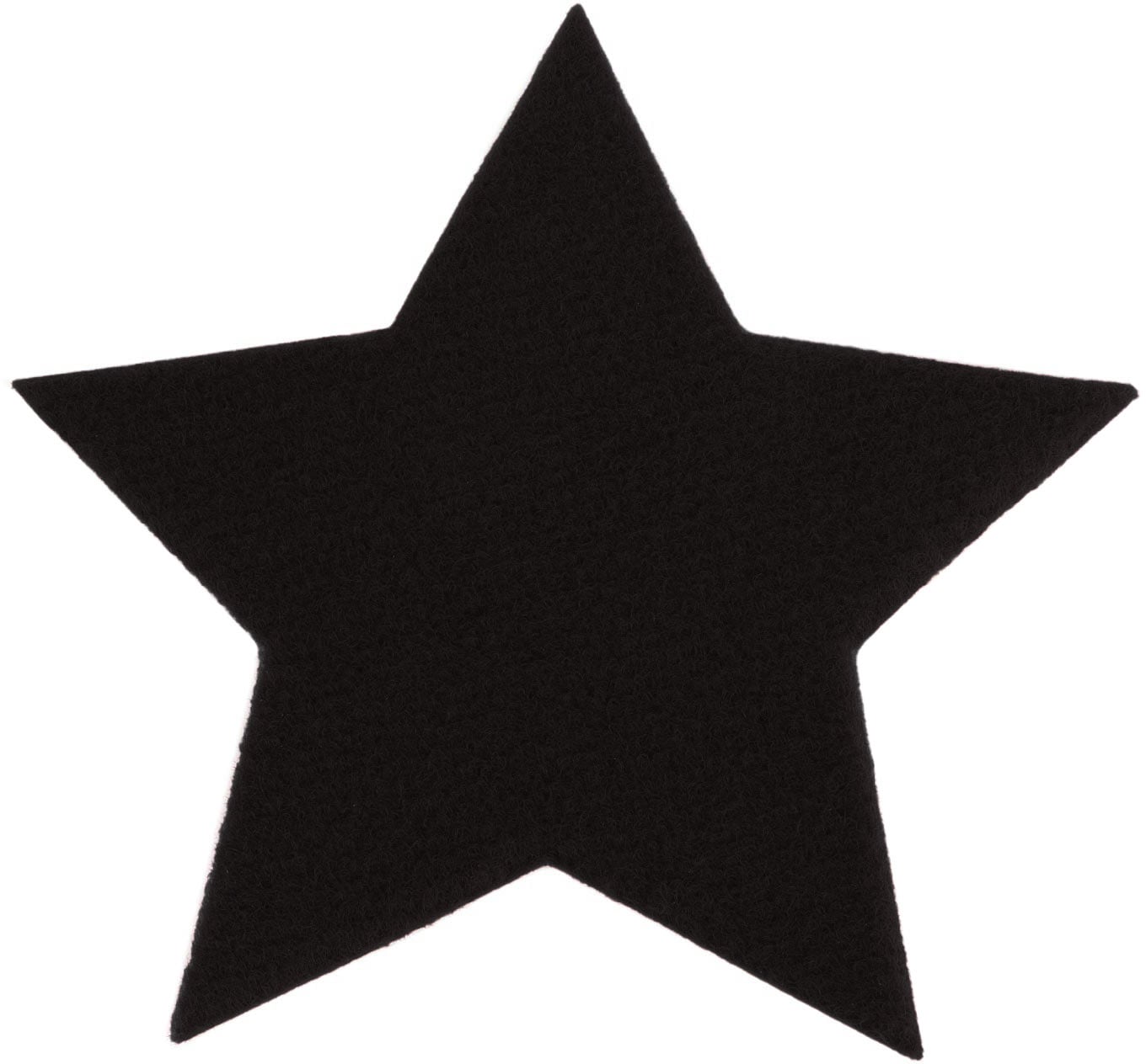 Primaflor-Ideen in Textil Platzset "Stern, Weihnachtsdeko" ideal als Untersetzer oder Tischdeko, Größe 16,5 cm