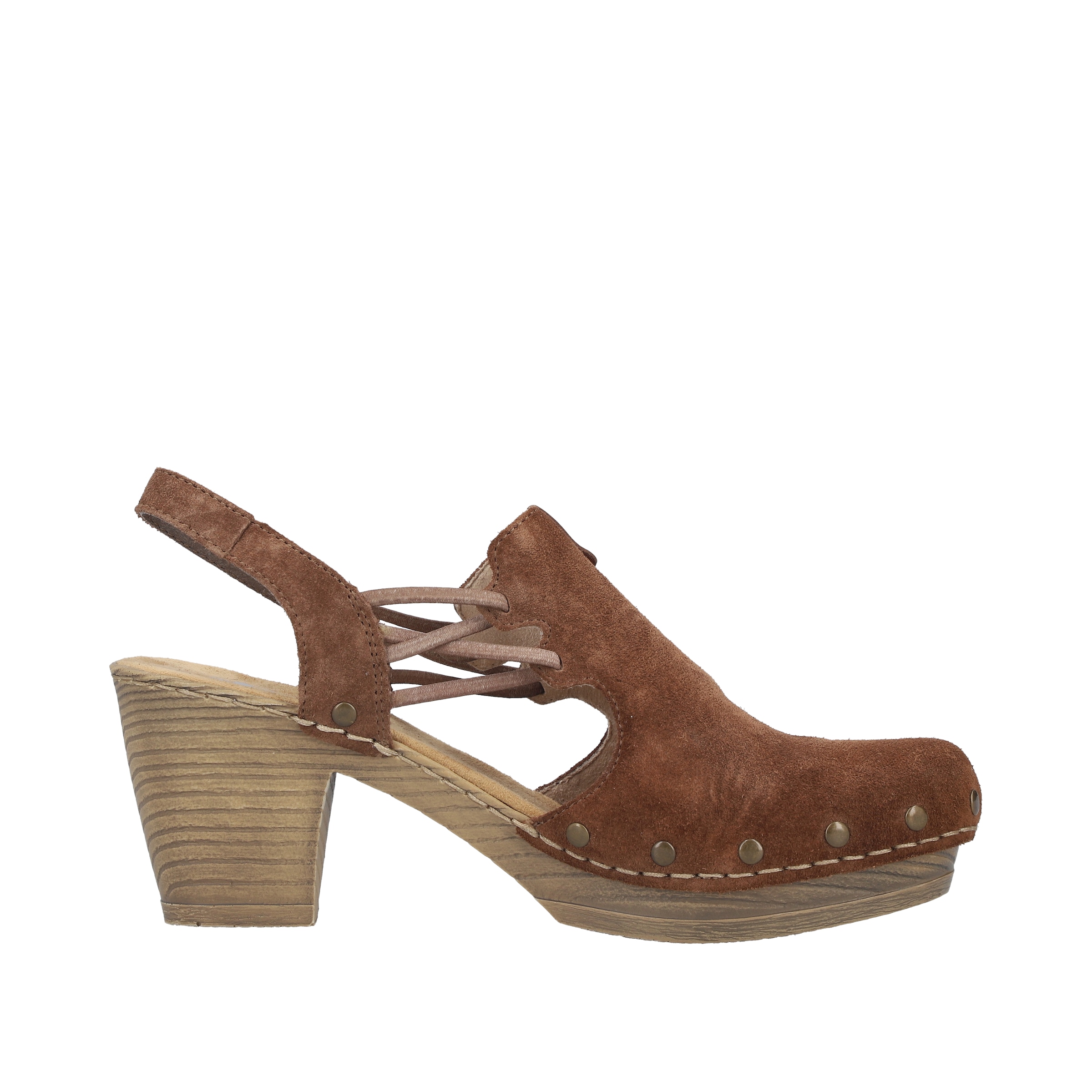 Rieker Clog  Sabot, Sandalette, Sommerschuh mit seitlichen Gummizügen