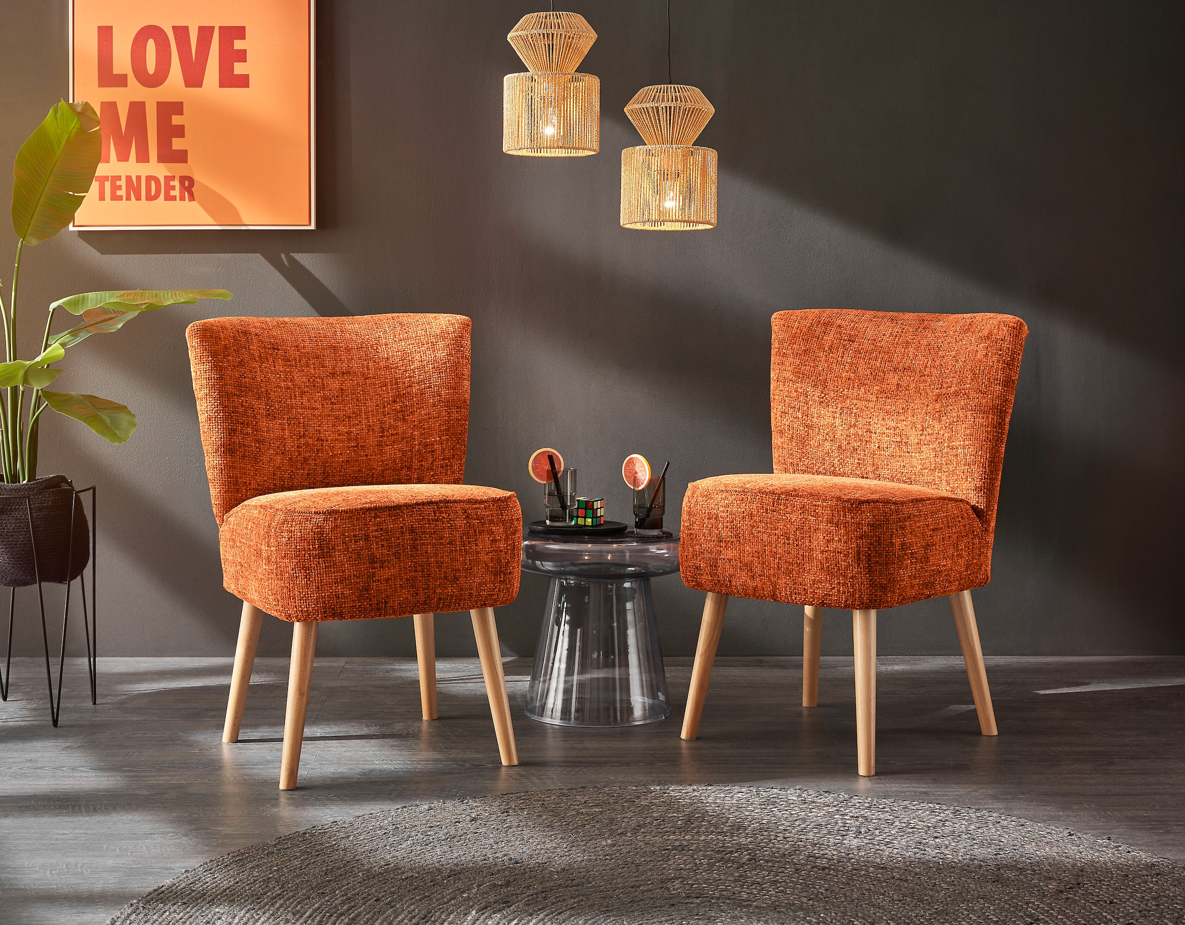 ED EXCITING DESIGN Cocktailsessel »Earl« Küchenstuhl, Küchensessel