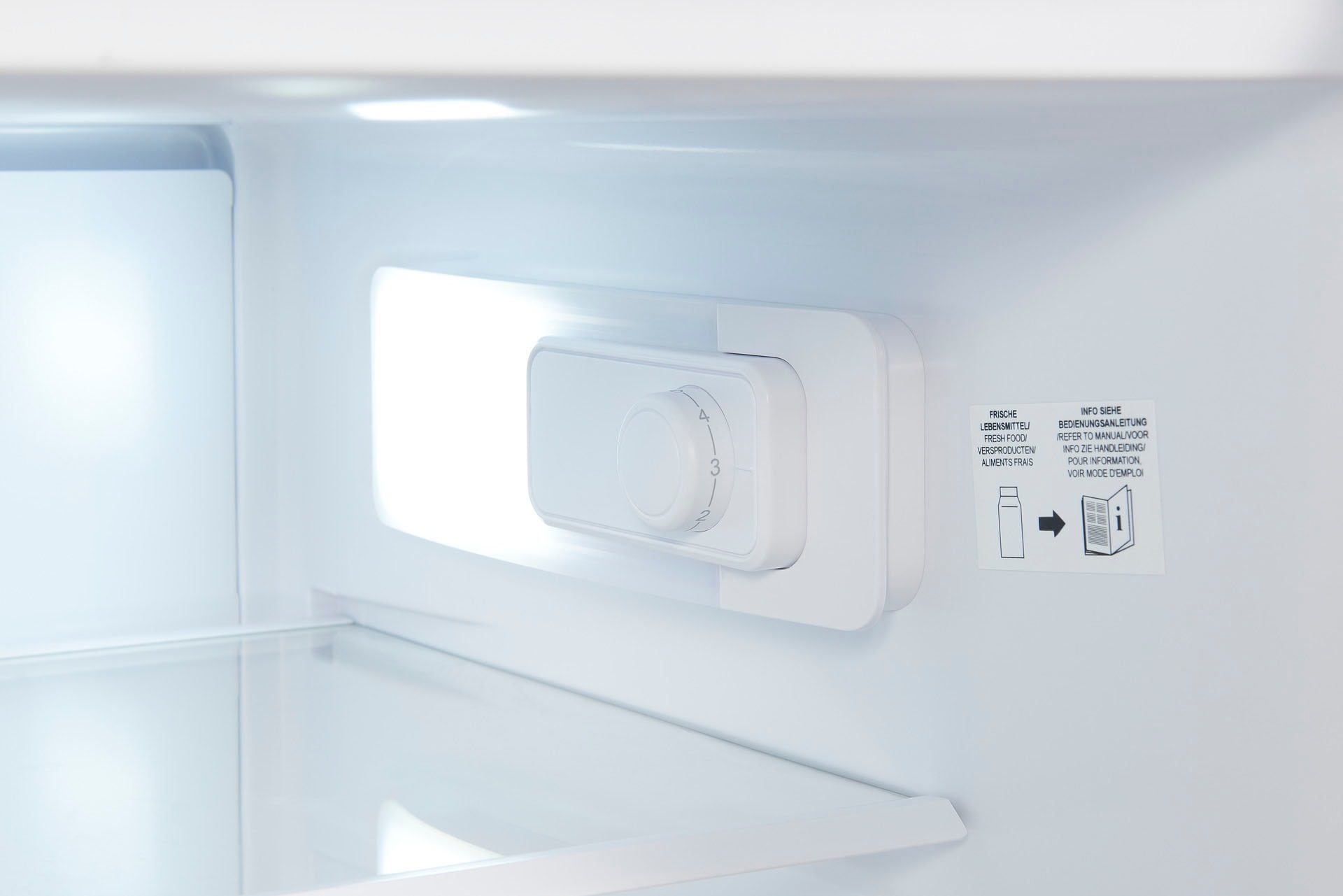 exquisit Kühlschrank »KS15-V-040E weiss«, 123 L Volumen