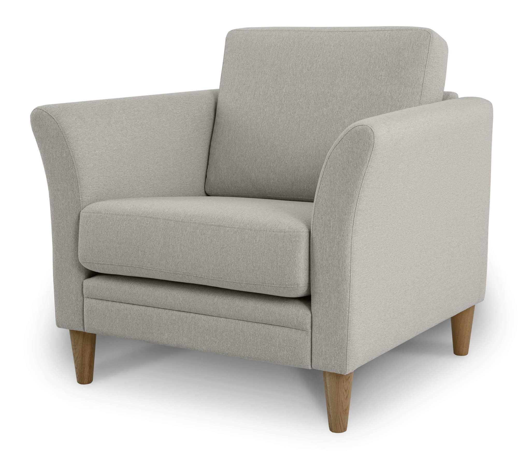 Home affaire Sessel »Arellano, Breite 93 cm«, klassisches Design, mit Massivholzfüßen, Webstoff fein