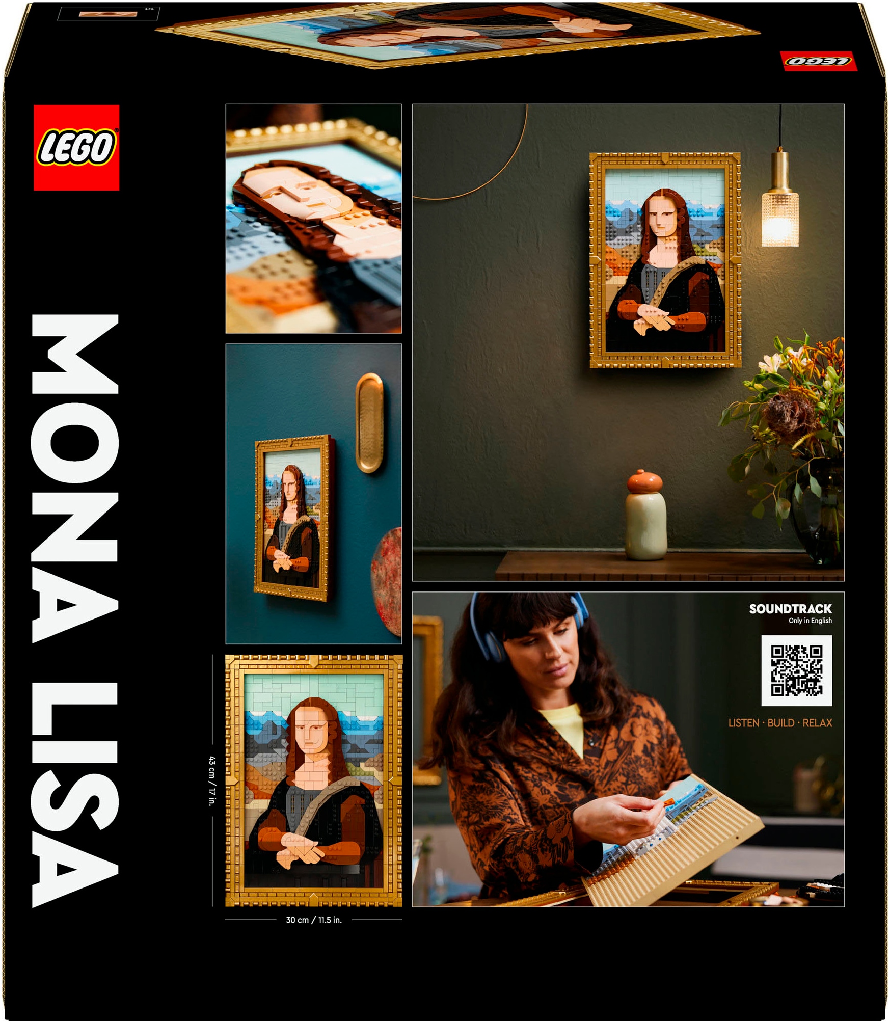 LEGO® Konstruktionsspielsteine »Mona Lisa (31213), LEGO ART«, (1503 St.), Made in Europe