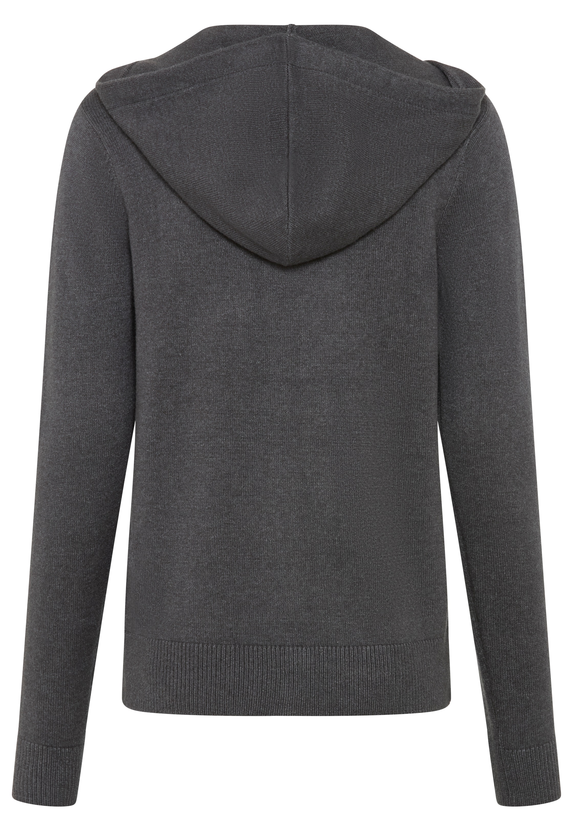 Flashlights Kapuzenstrickjacke »mit Kapuze und Kordelzug, lässig geschnitten« aus weicher Viskosemischung mit Knopfleiste