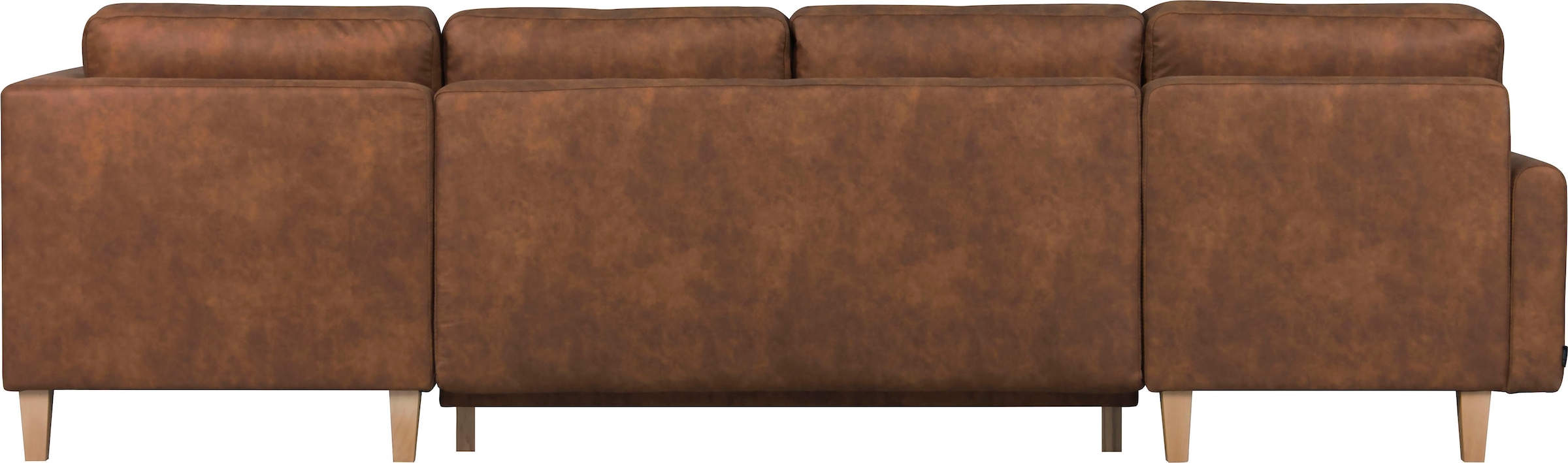 Home affaire Wohnlandschaft »TRIPLO U-Form wahlweise mit Schlaffunktion, B/T/H: 310/192/90 cm«, Schlafsofa, auch mit Bettkasten, Steppung im Rückenkissen