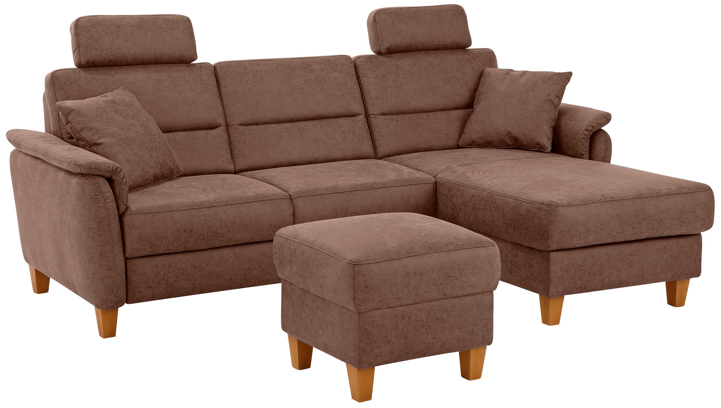 Home affaire Ecksofa »Palmera L-Form«, Federkern, wahlweise mit Bettfunktion und mit/ohne Bettkasten