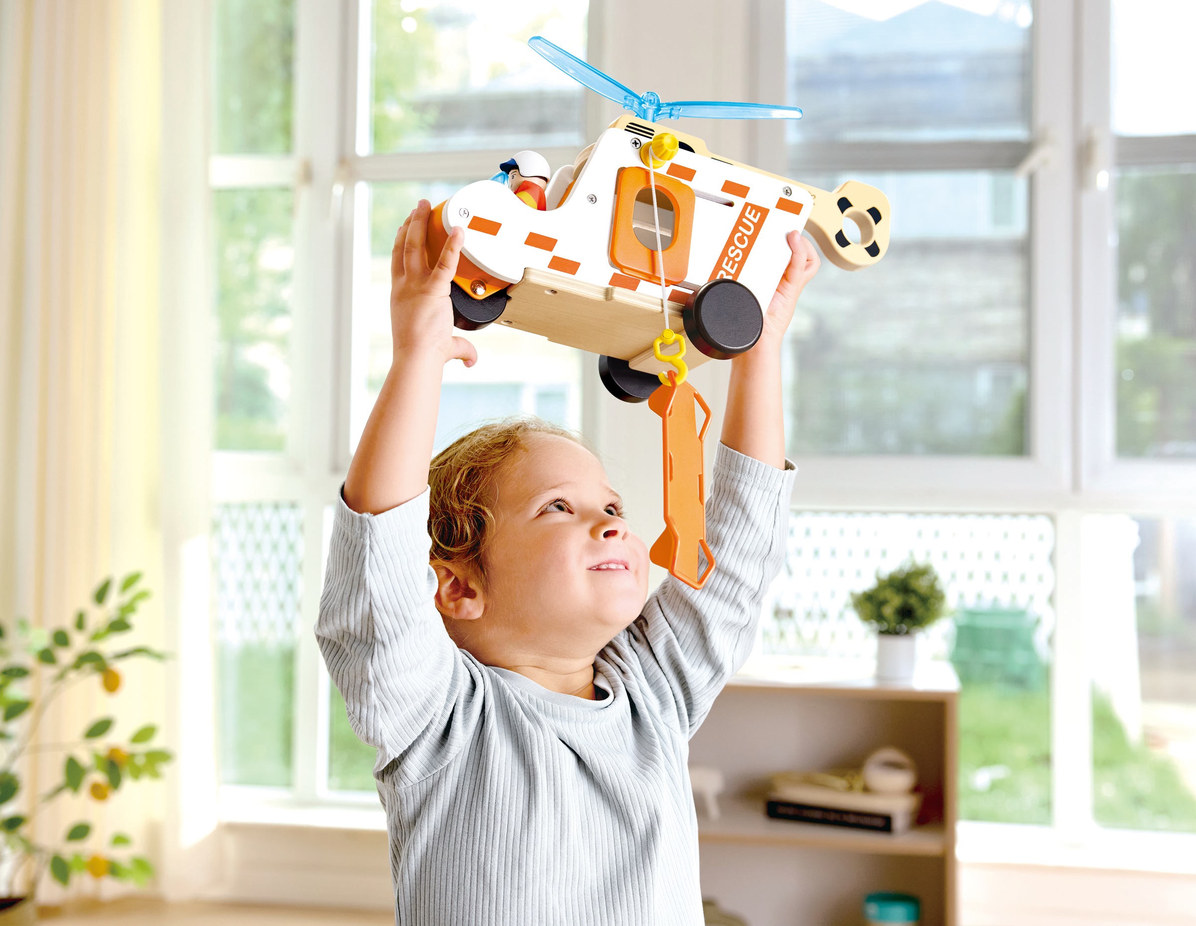 Hape Spielzeug-Hubschrauber »Rettungshubschrauber-Set«