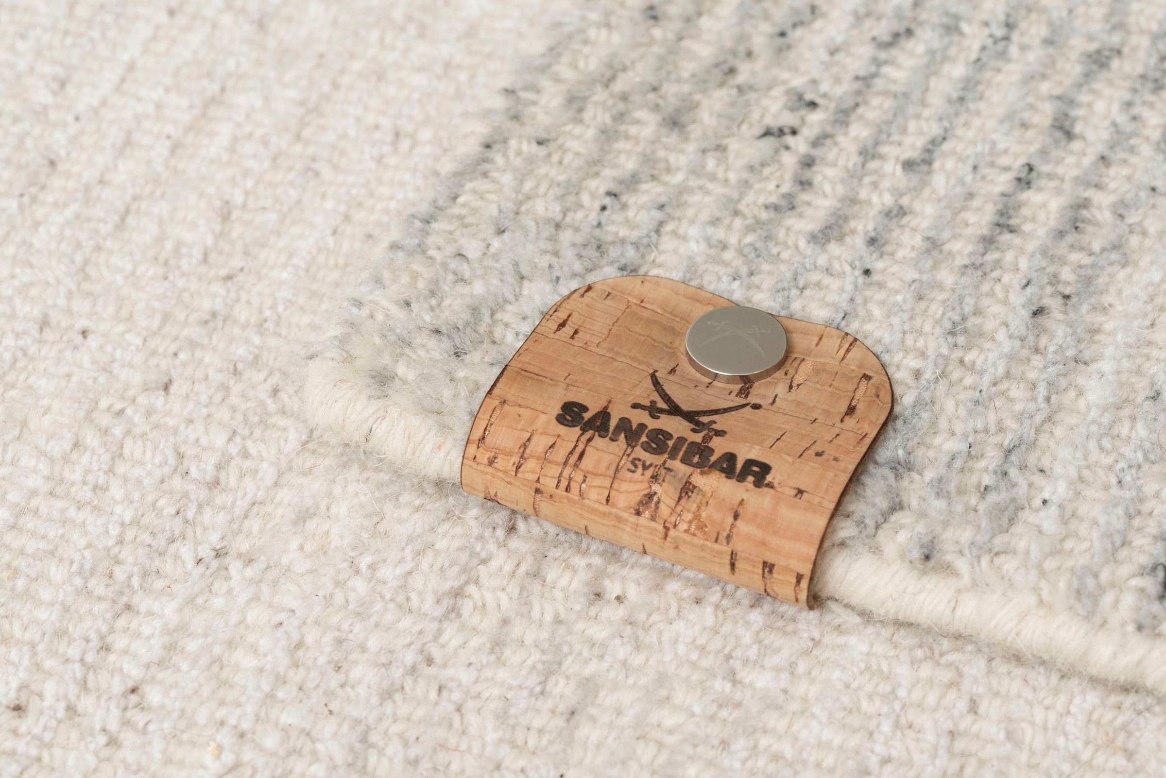 Sansibar Teppich »Tinnum Uni meliert«, rechteckig, 13 mm Höhe, meliert, 60% Wolle, handgearbeitet in aufwendiger Handloom-Technik