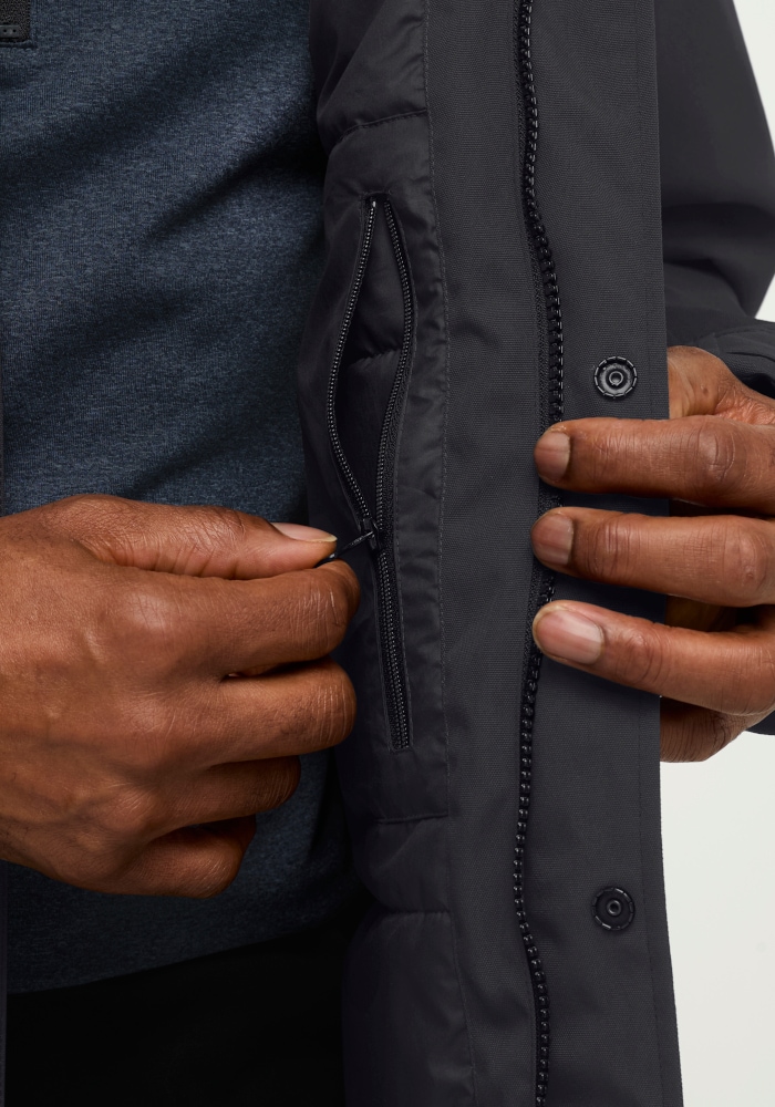 Jack Wolfskin Funktionsparka »CANYON SHIELD PARKA M« für Winter, atmungsaktiv, winddicht, mit abnehmbarer Kapuze