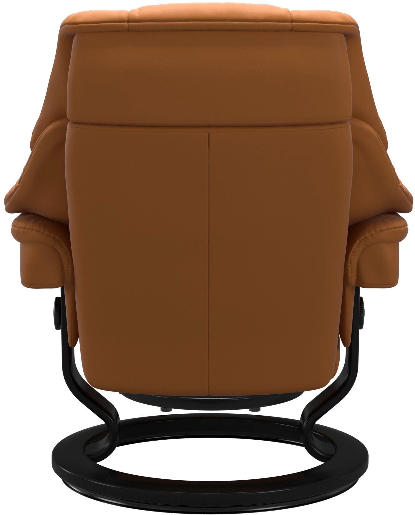 Stressless® Relaxsessel »Reno«, (Set, Relaxsessel mit Hocker), mit Hocker, mit Classic Base, Größe S, M & L, Gestell Schwarz