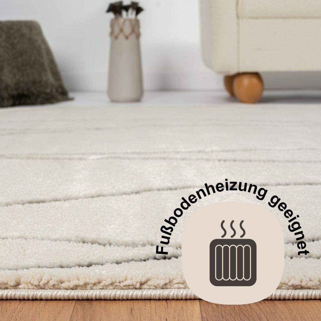 Myflair Möbel & Accessoires Hochflor-Läufer »Moroccan Handwrite«, rechteckig, 24 mm Höhe, modern, marokkanisches Design, flauschig weich, mit Fransen