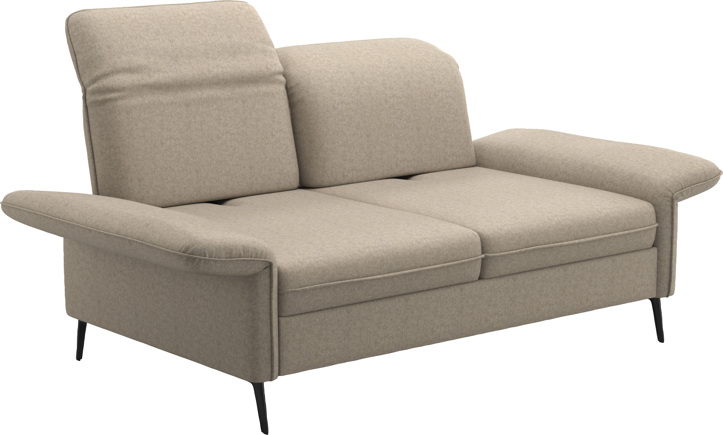 sit&more 2,5-Sitzer »Emely, inkl. Sitztiefenverstellung«, wahlweise mit Bettfunktion, Kopf- & Armteilverstellung