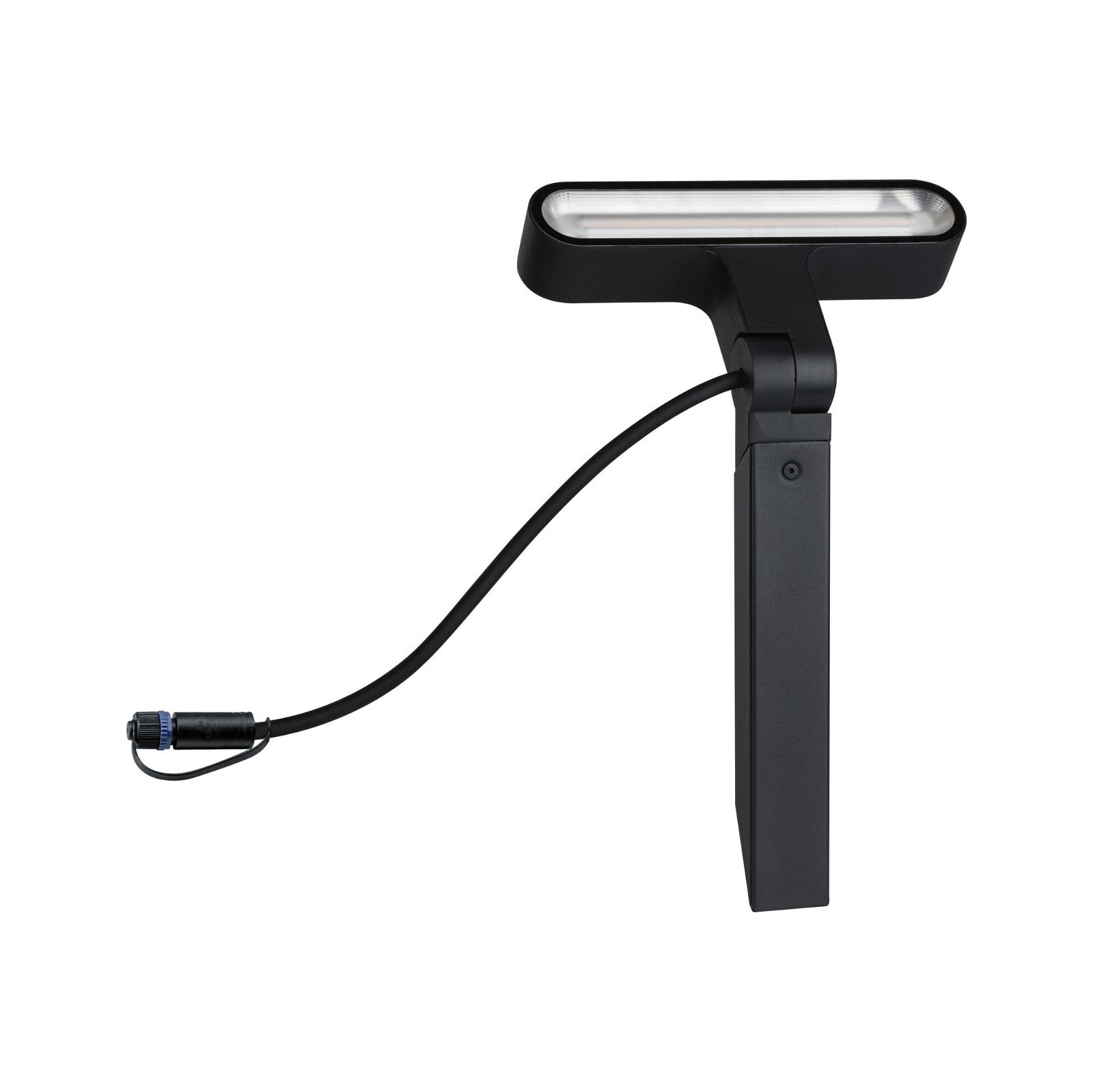Paulmann LED Gartenstrahler »Plug & Shine Ito IP65 3000K 6W Anthrazit«, 1 flammig, Einzelspot Horizontale Ausrichtung