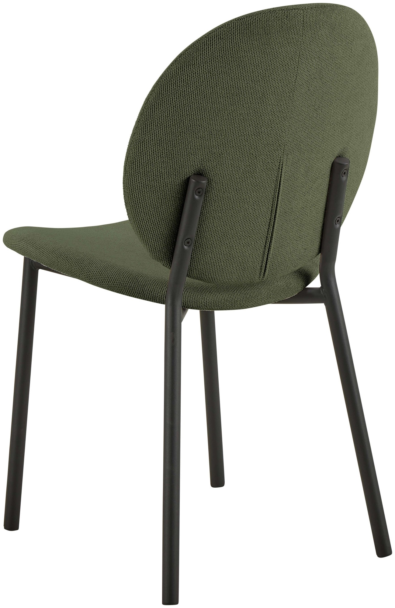 ACTONA GROUP Esszimmer-Set »Esspruppe, Speisetisch mit Wohnzimmerstühlen«, (Komplett-Set, 5 St., 1x Tisch + 4x Stuhle), Rechteckig Esstisch + 4x Stühle, Wildeiche, waldgrün, 120x80x75 cm