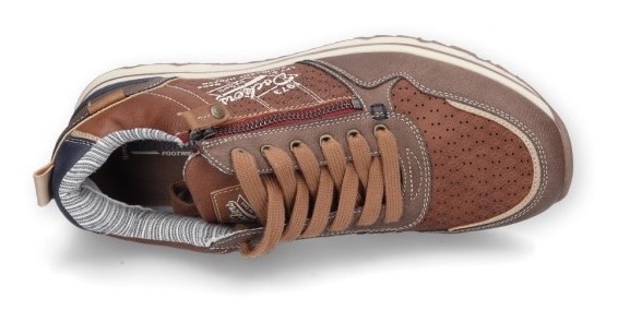 Dockers by Gerli Sneaker, Freizeitschuh, Halbschuh, Schnürschuh mit Zierreißverschluss