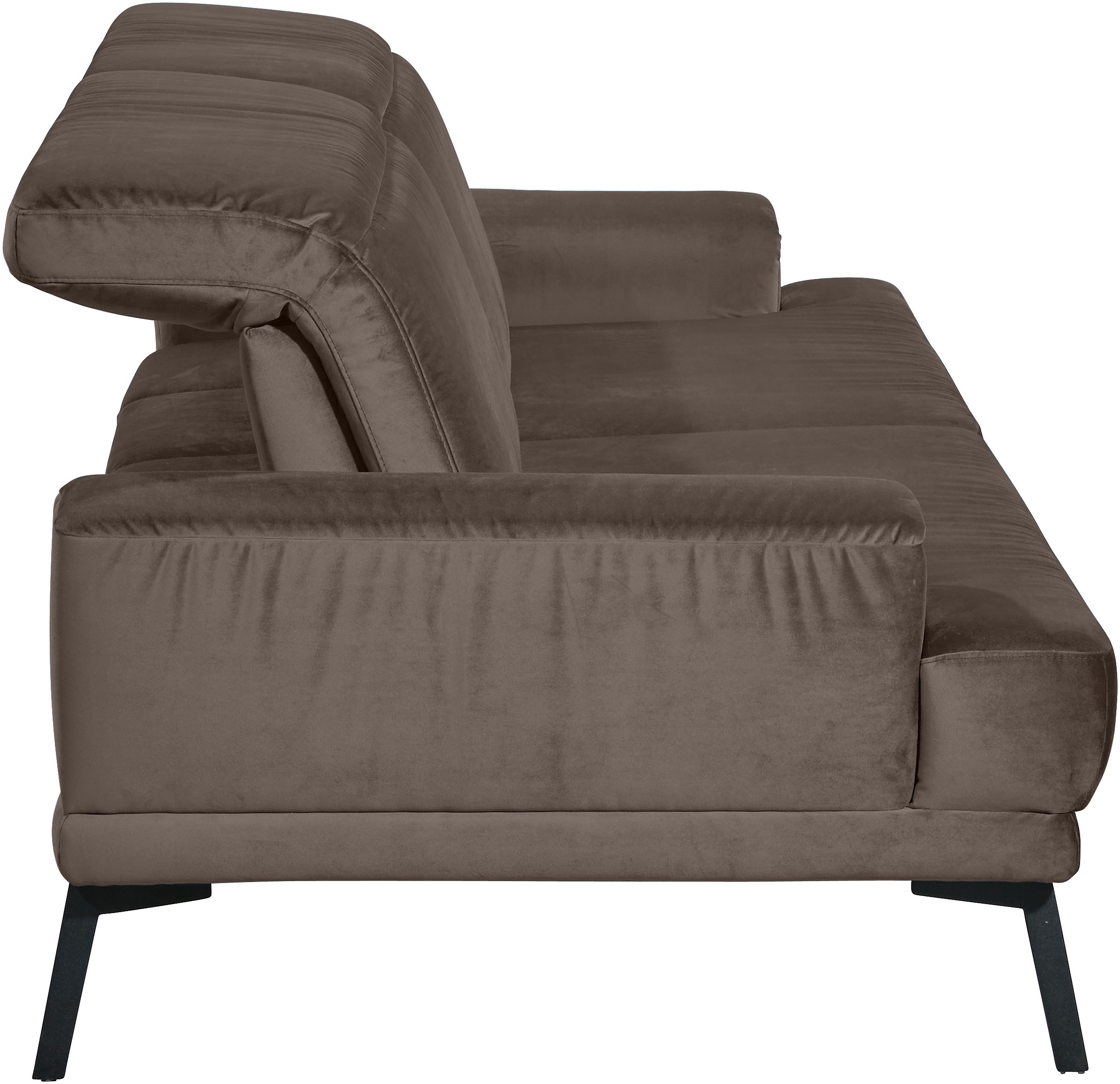 Musterring 2-Sitzer »MR 4580«, inkl. Kopf- und Sitztiefenverstellung, Fuß schwarz, B198 x T103 cm