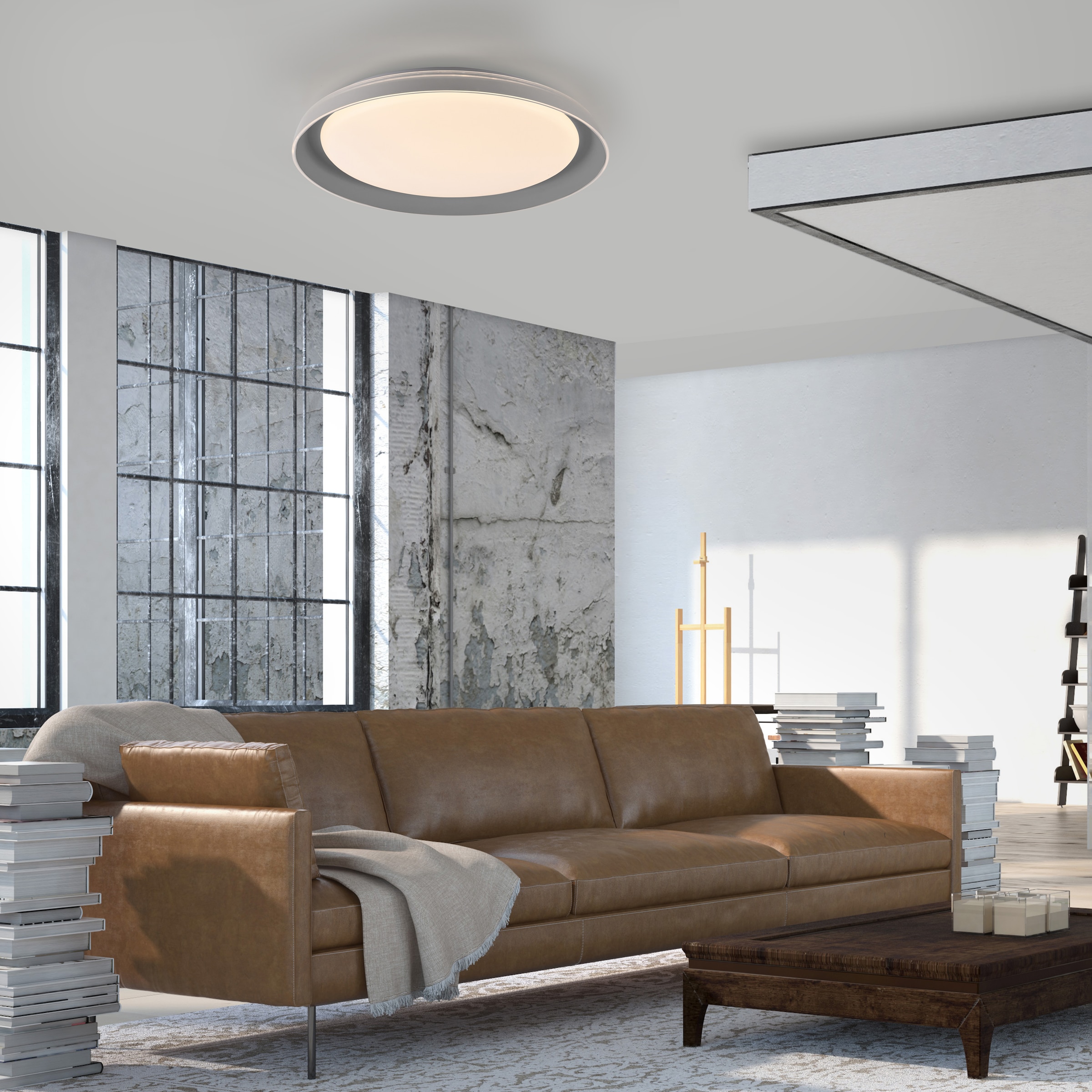 JUST LIGHT Deckenleuchte »SATI« LED-Board 1 Stk. Warmweiß LED, dimmbar, Switchmo, Memory, nach Trennung vom Netz