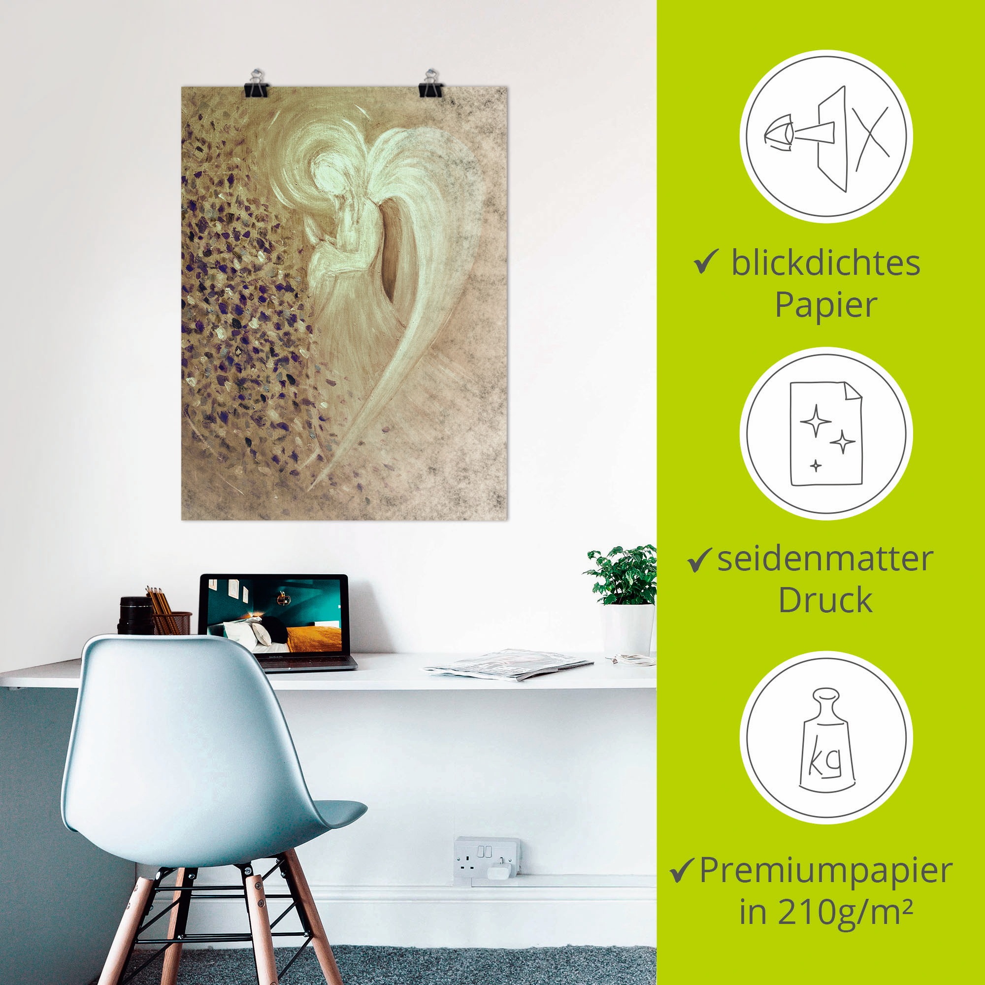 Artland Wandbild »Engel I«, Religion, (1 St.), als Leinwandbild, Poster, Wandaufkleber in verschied. Größen