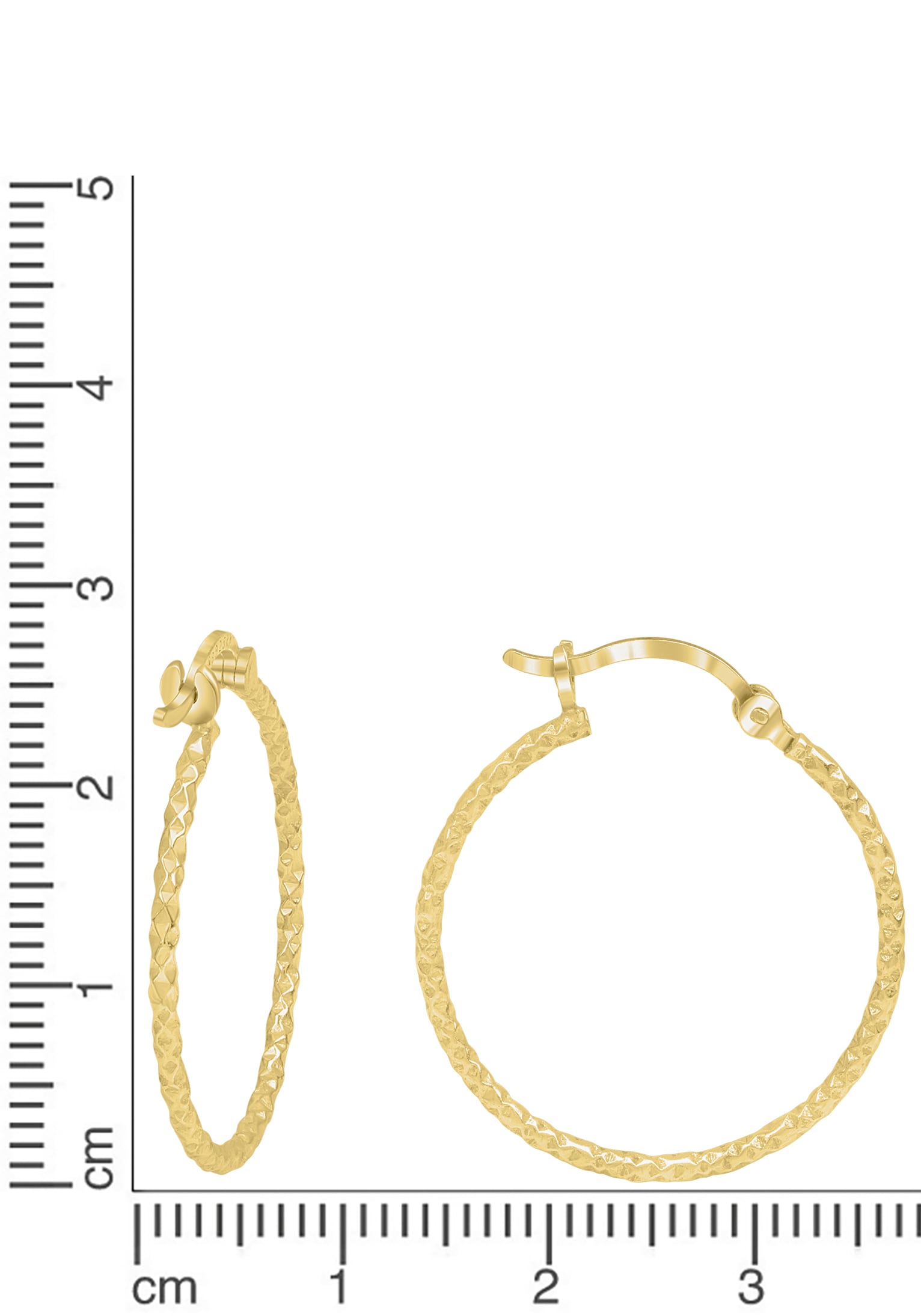 Firetti Paar Creolen »Schmuck Geschenk Silber 925 Ohrschmuck diamantiert«