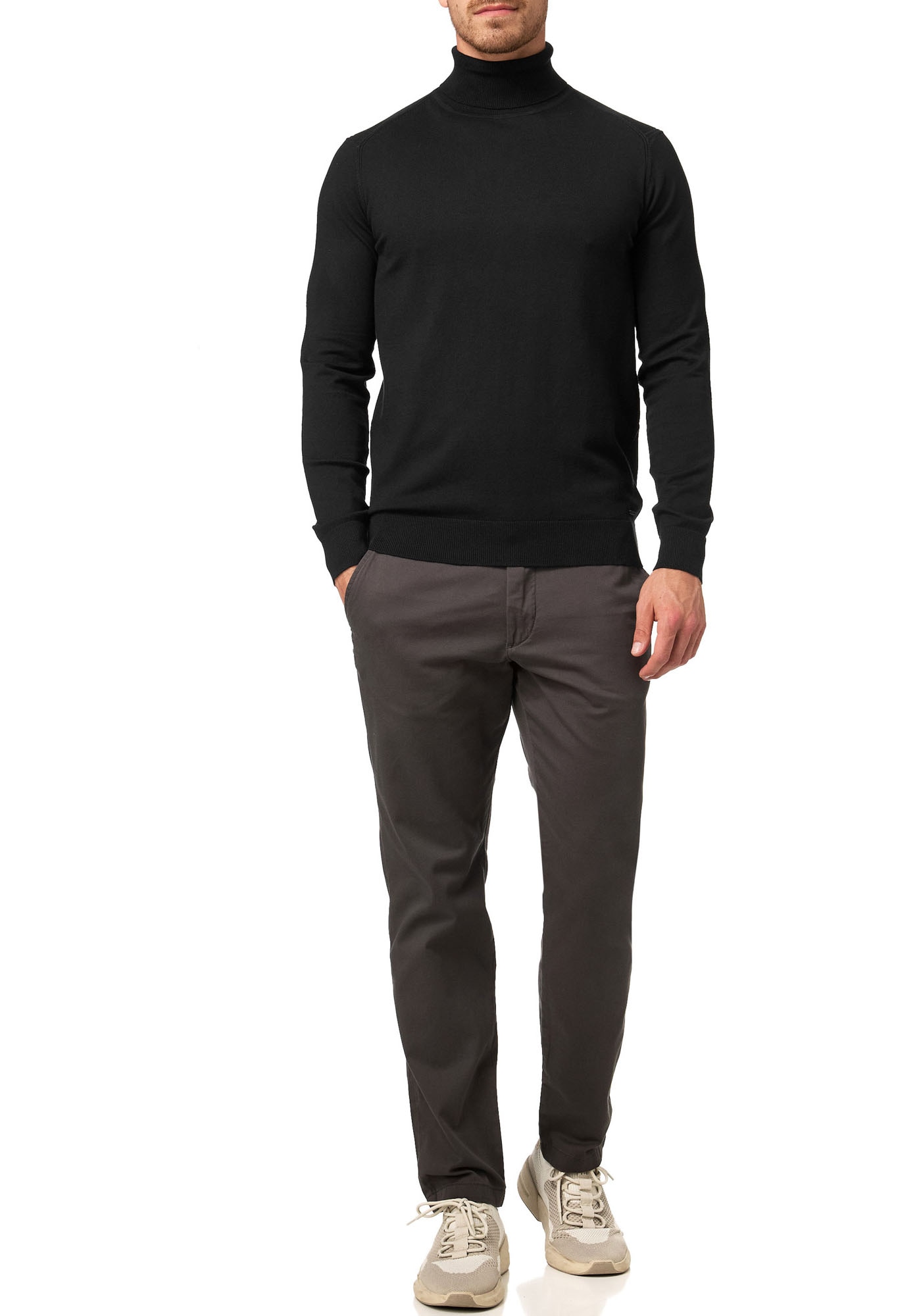 Indicode Rollkragenpullover »INBurns«