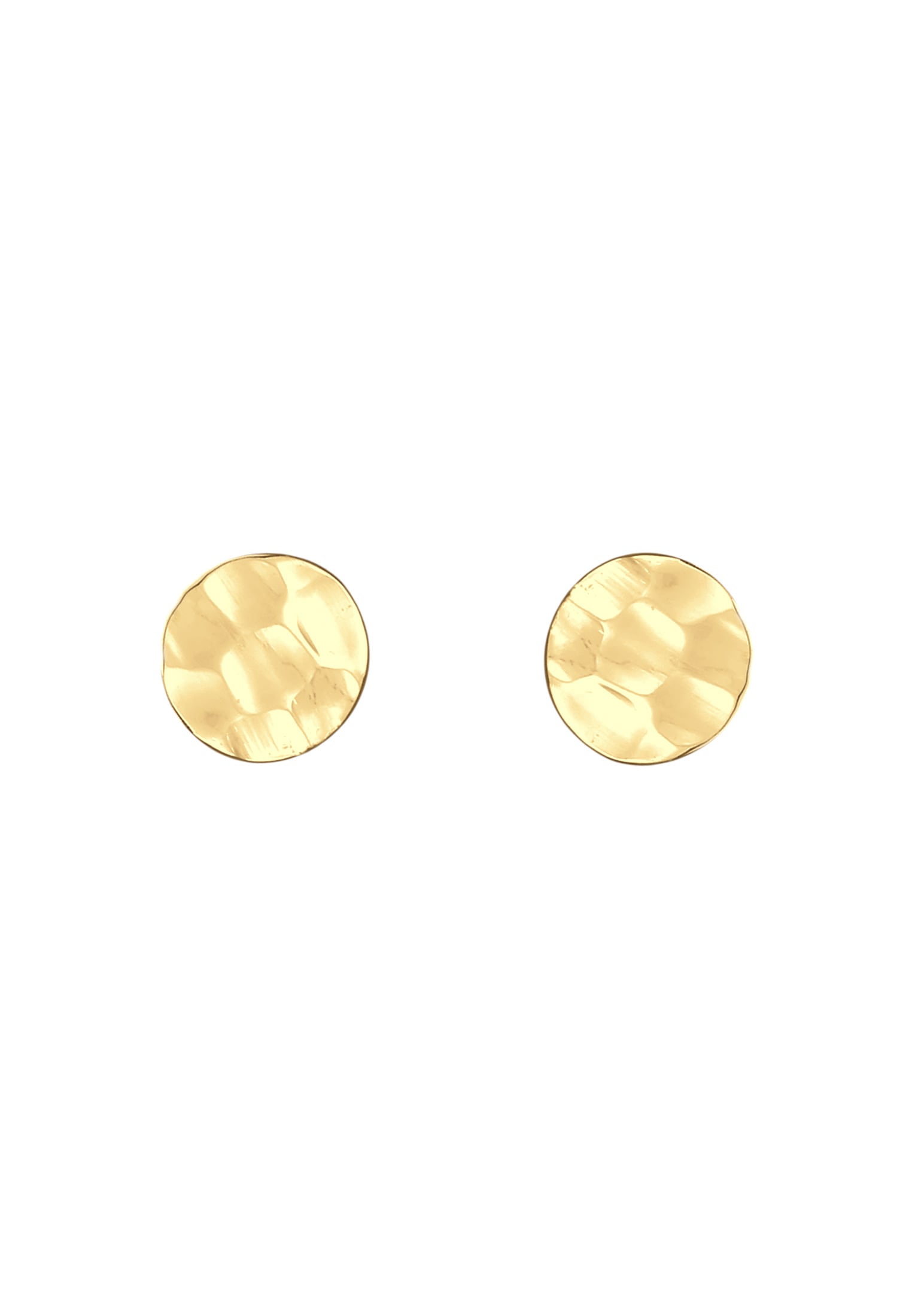 Elli Paar Ohrstecker »Ohrringe Kreis Gehämmert Geo Rund 925 Silber«