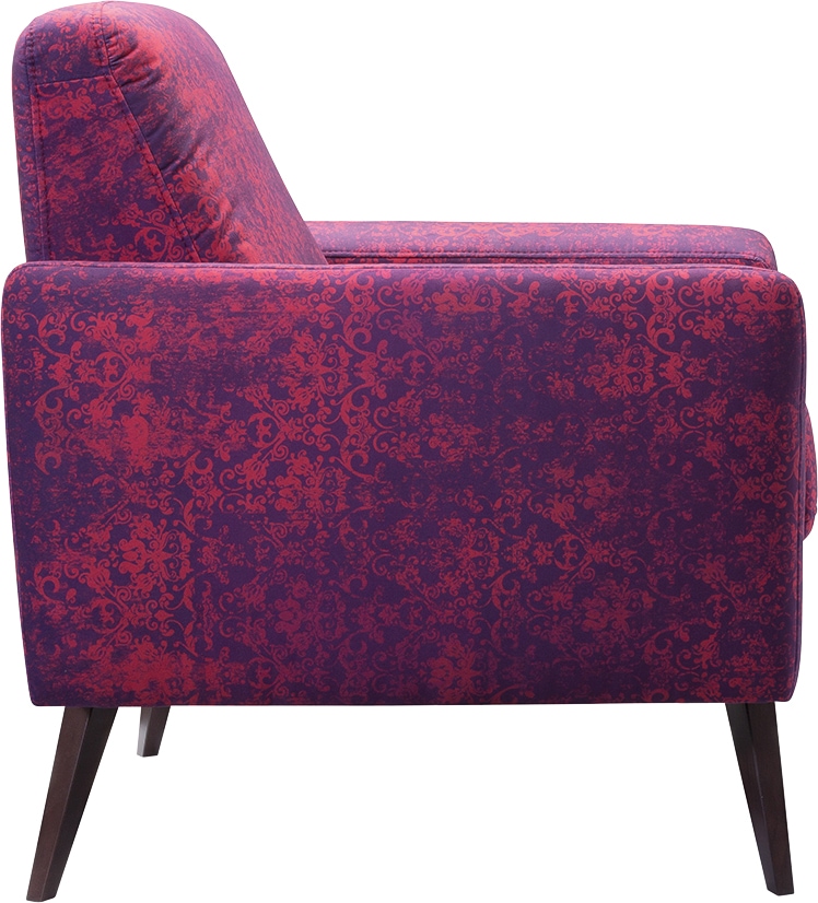 exxpo - sofa fashion Sessel »Side, bequemer Loungesessel mit extravagantem Bezug, Breite 82cm«