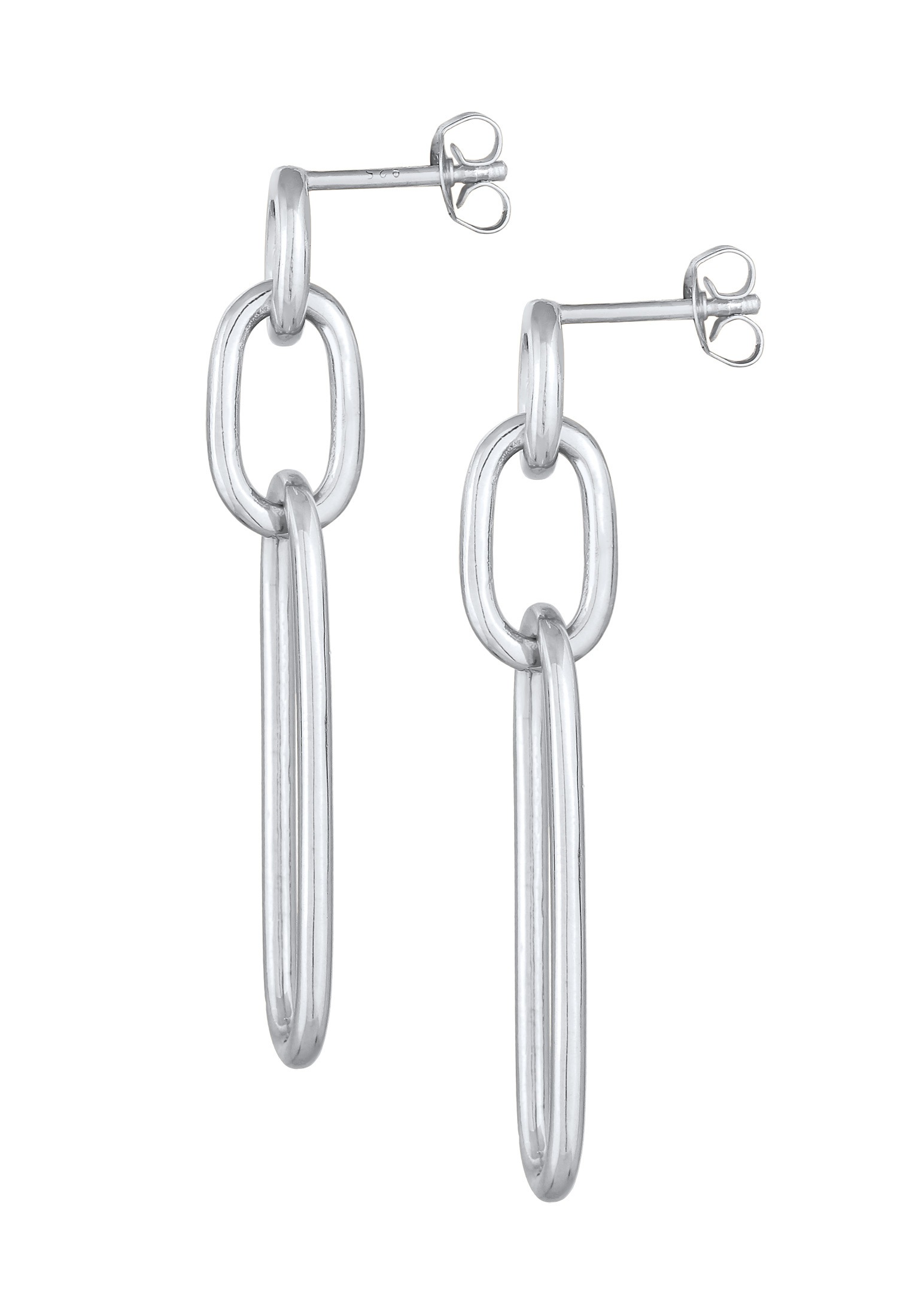 Elli Paar Ohrstecker »Ohrringe Glieder Basic Hänger Blogger 925 Silber«