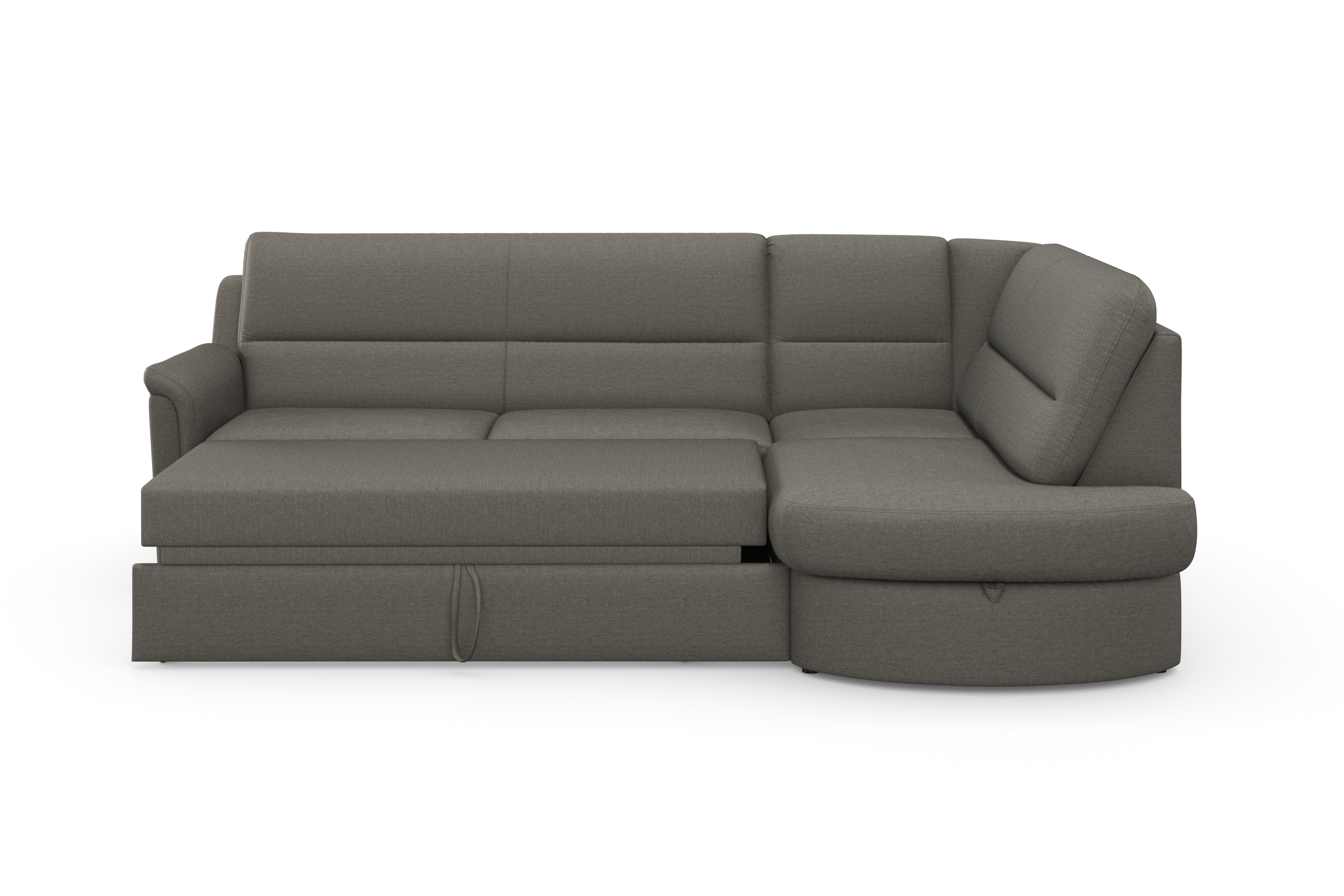 sit&more Ecksofa »Panini L-Form«, wahlweise mit Bettfunktion und Bettkasten