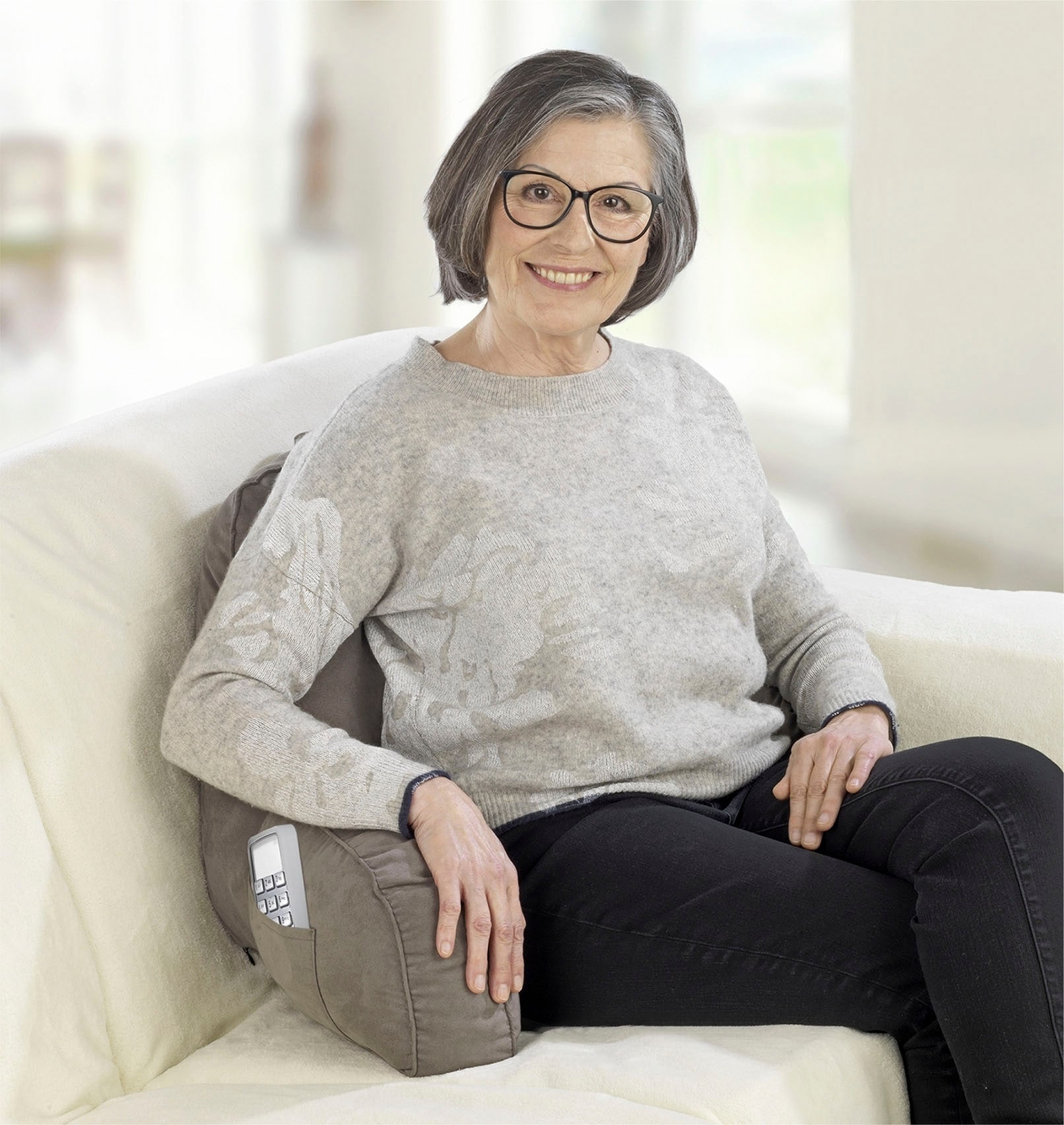 Maximex Rückenkissen »mit Wärme- und Kälte-Effekt« mit Tragegriffen