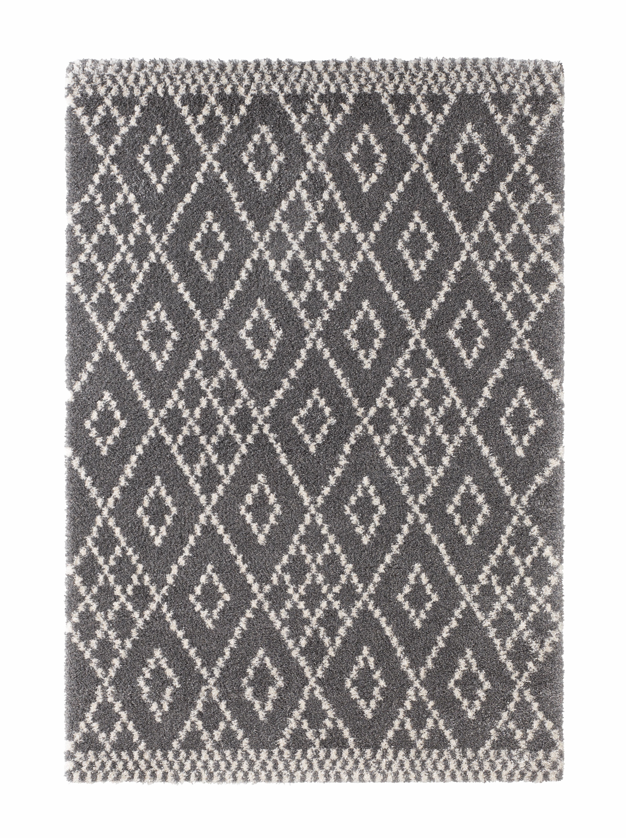 HANSE Home Hochflor-Teppich »Chess«, rechteckig, 35 mm Höhe, Grafisches Design, weicher, dichter Flor, Robust, Pflegeleicht