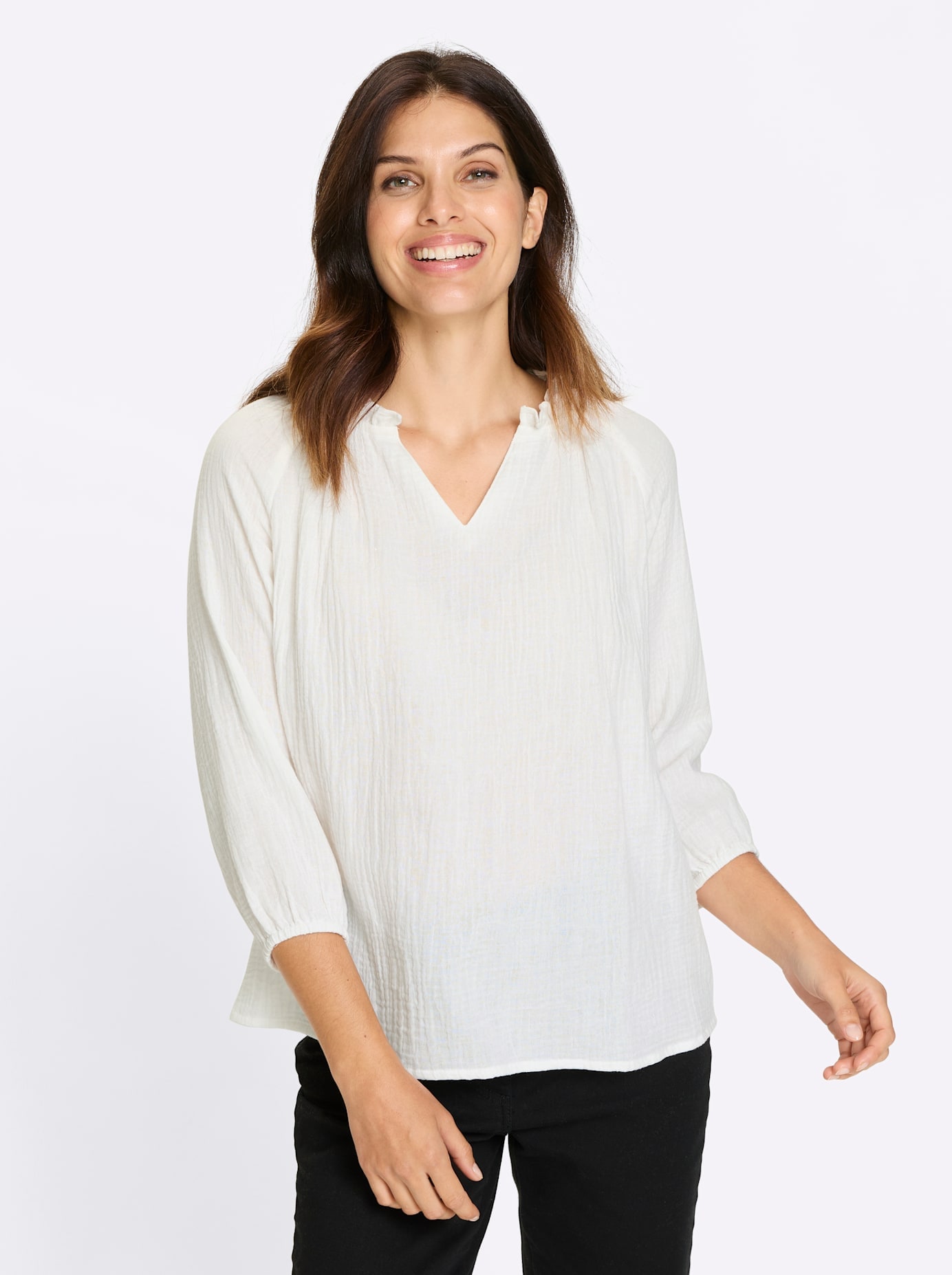 Classic Basics Schlupfbluse