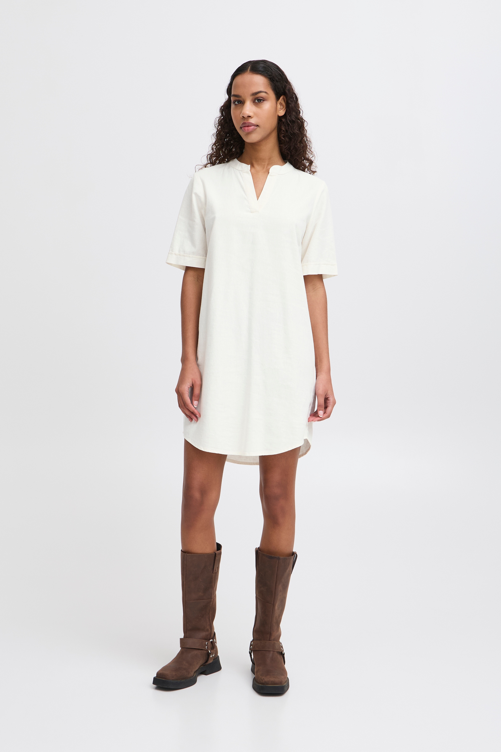 Ichi Midikleid »Damen Kleid IHLINO«