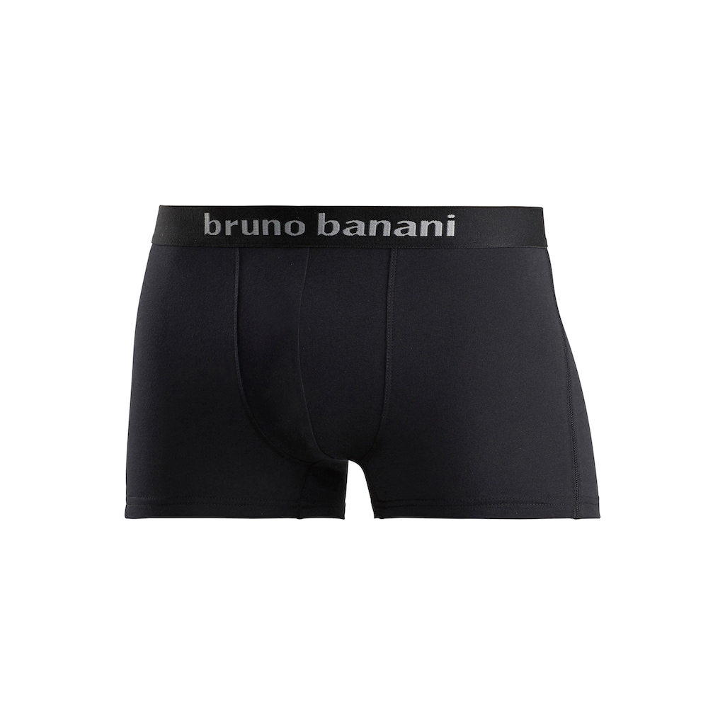 Bruno Banani Boxer, (Packung, 4 St.), mit farbigen Marken-Schriftzug am Bündchen