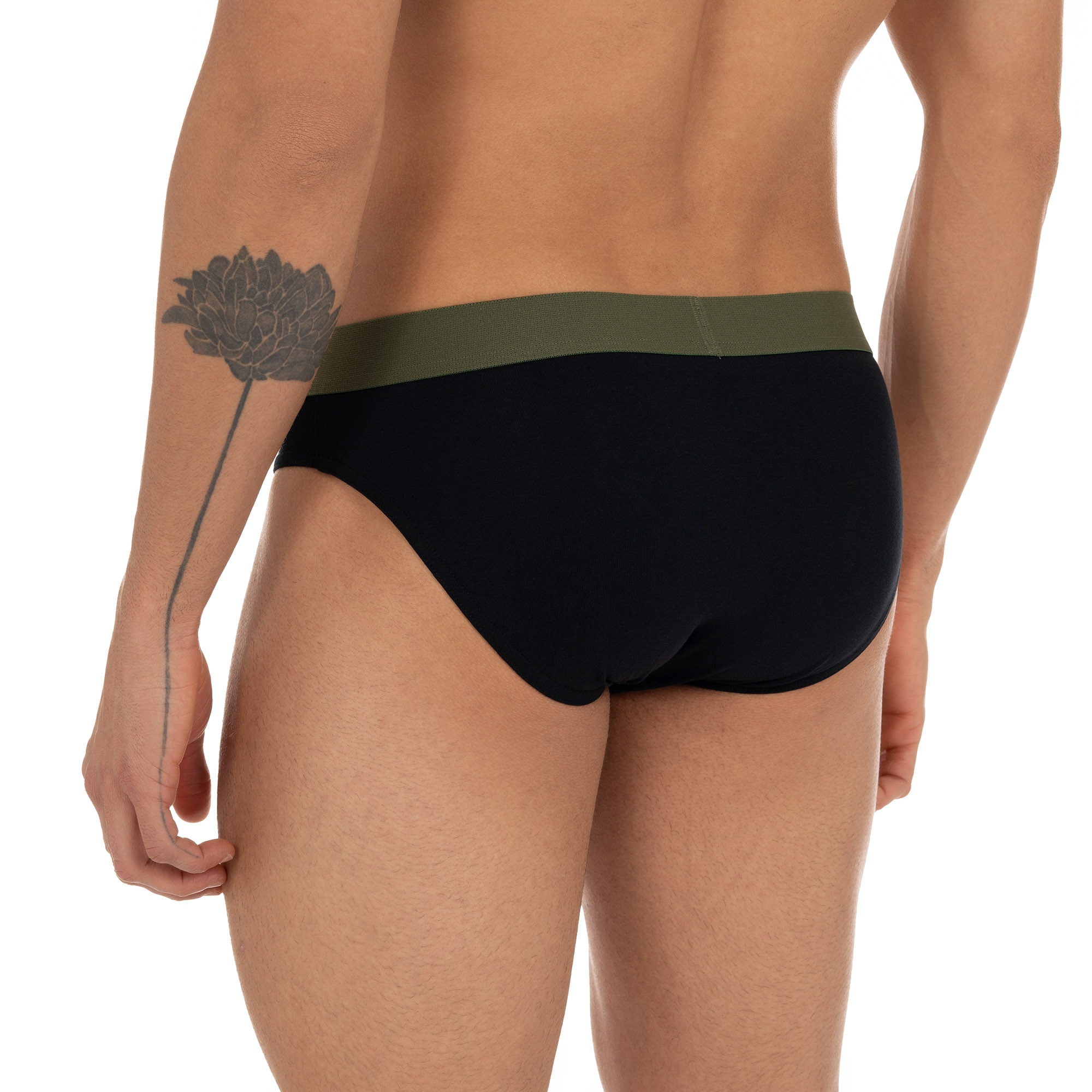 Bruno Banani Slip »Flowing«, (2er Pack), mit Logobund