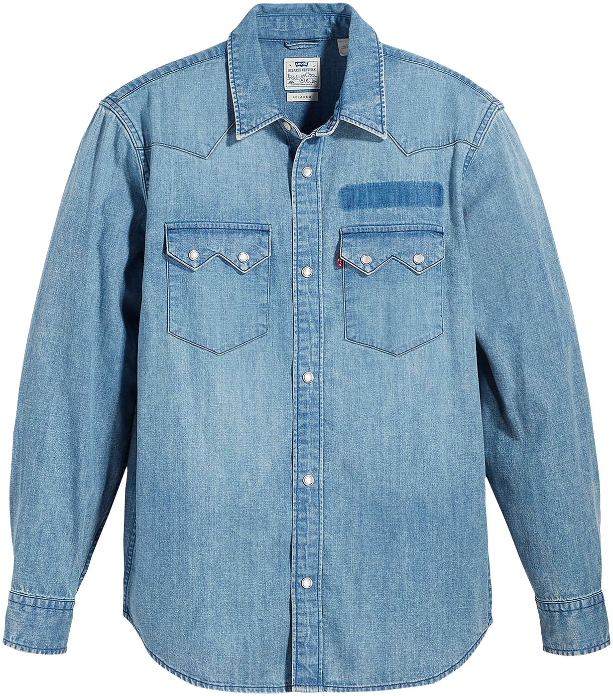 Levi's® Jeanshemd »SAWTOOTH RLX FIT WESTERN BLUES«