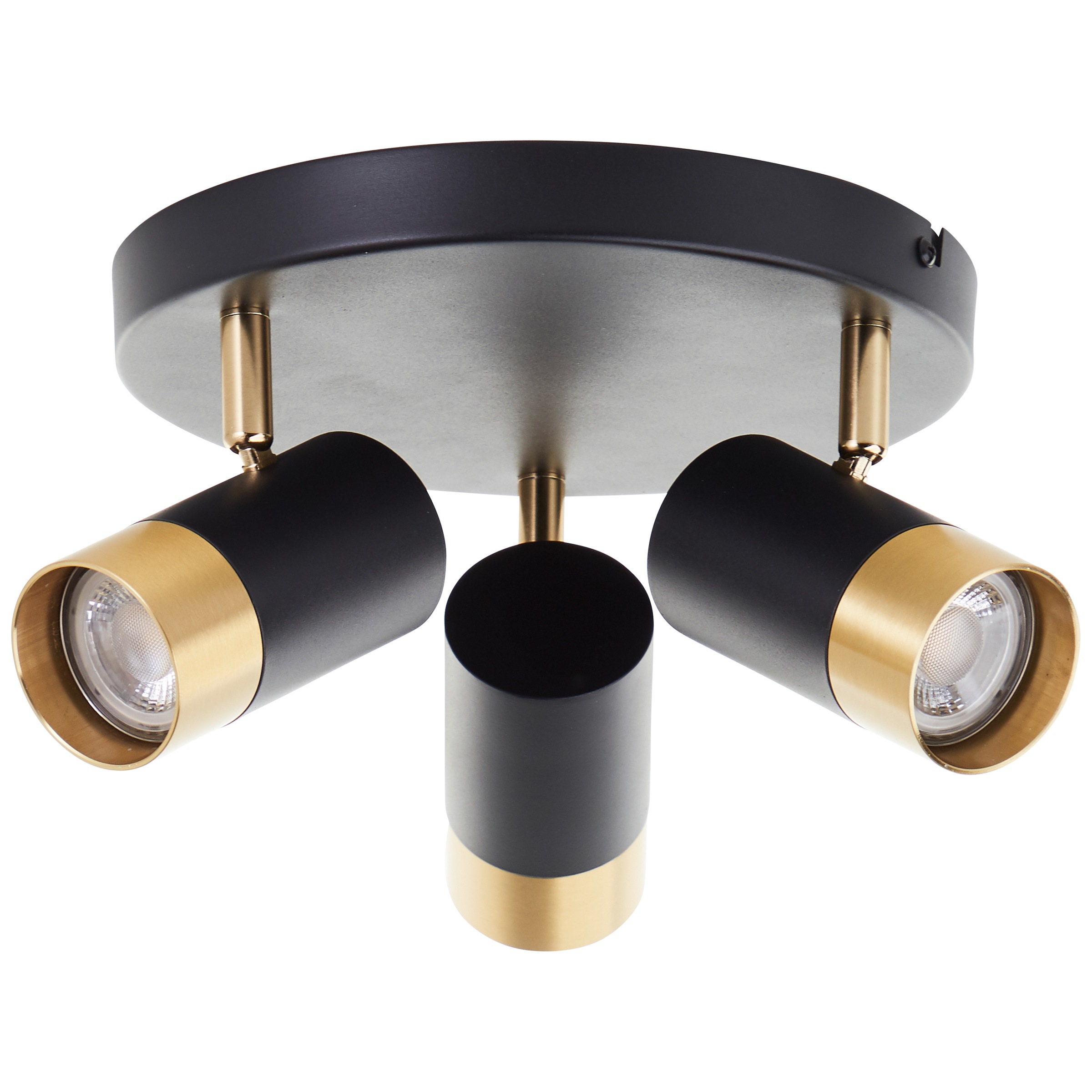Brilliant Deckenstrahler »Vigolo« GU10 1 Stk. Warmweiß GU10, 350lm, 3000K, dimmbar, schwarz gold