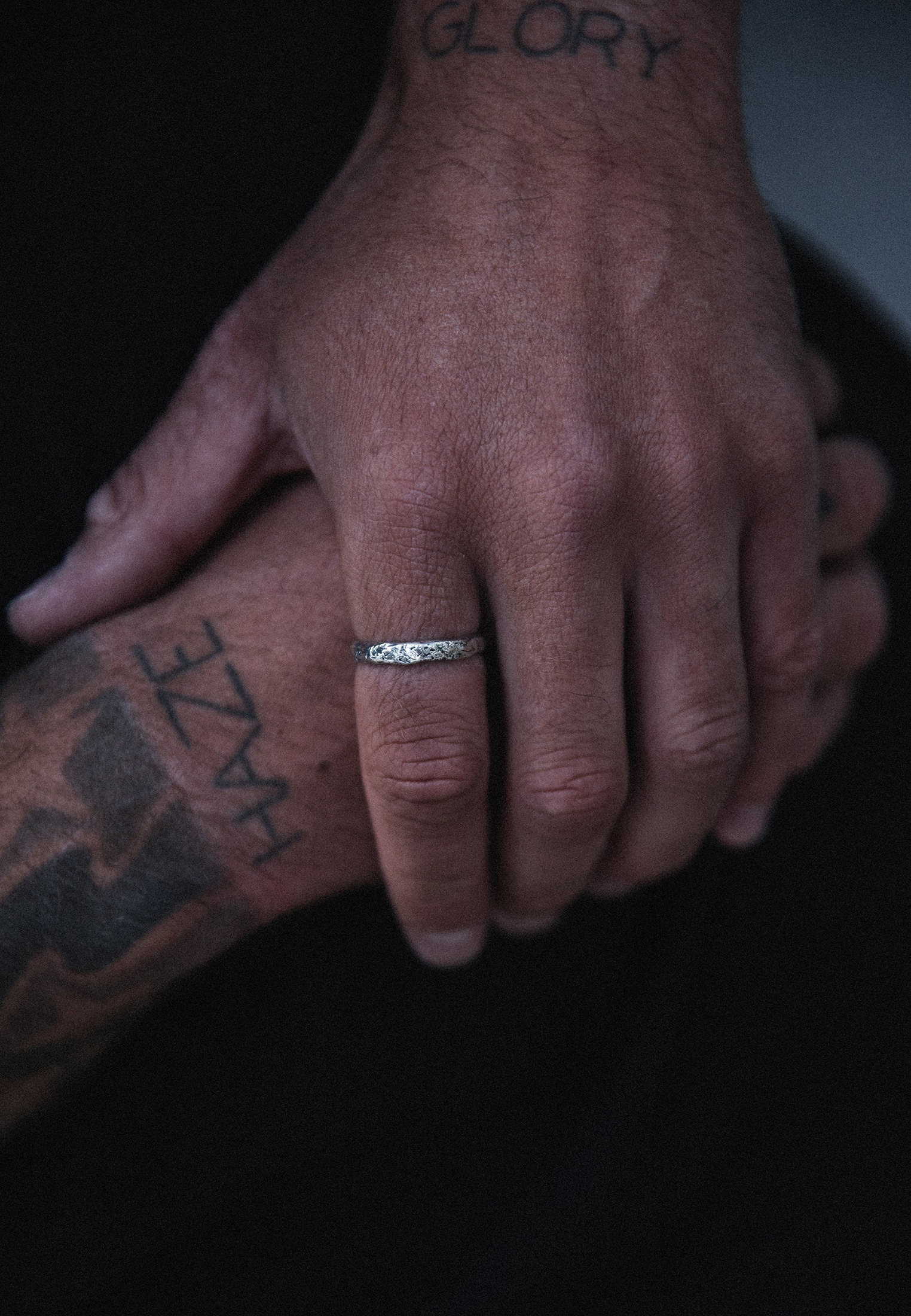 HAZE & GLORY Silberring »Ring Bandring - Sun Chaser 925 Silber«